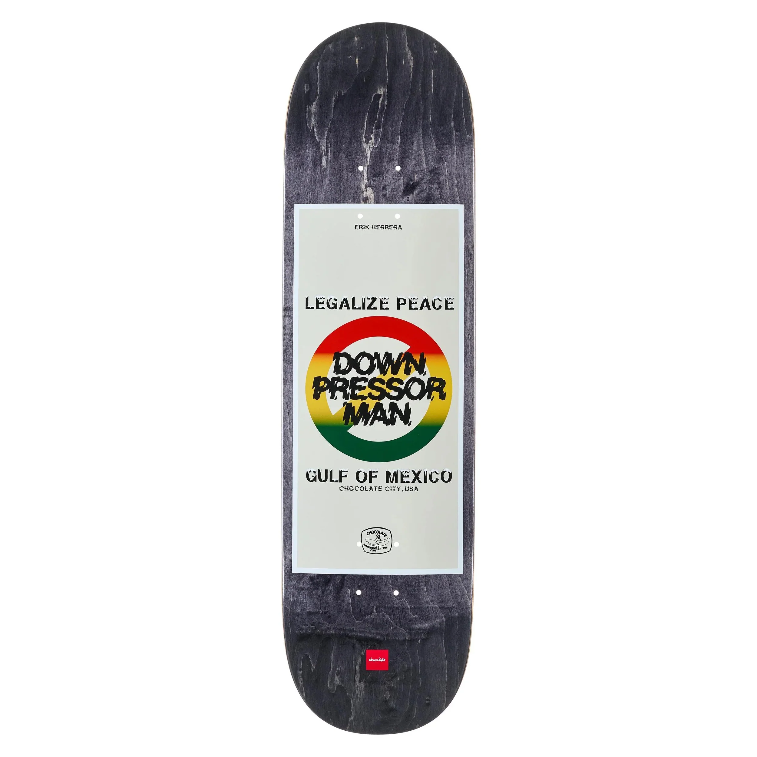 Chocolate Skateboard Deck Herrera Know Your Rights 8.5" x 32"