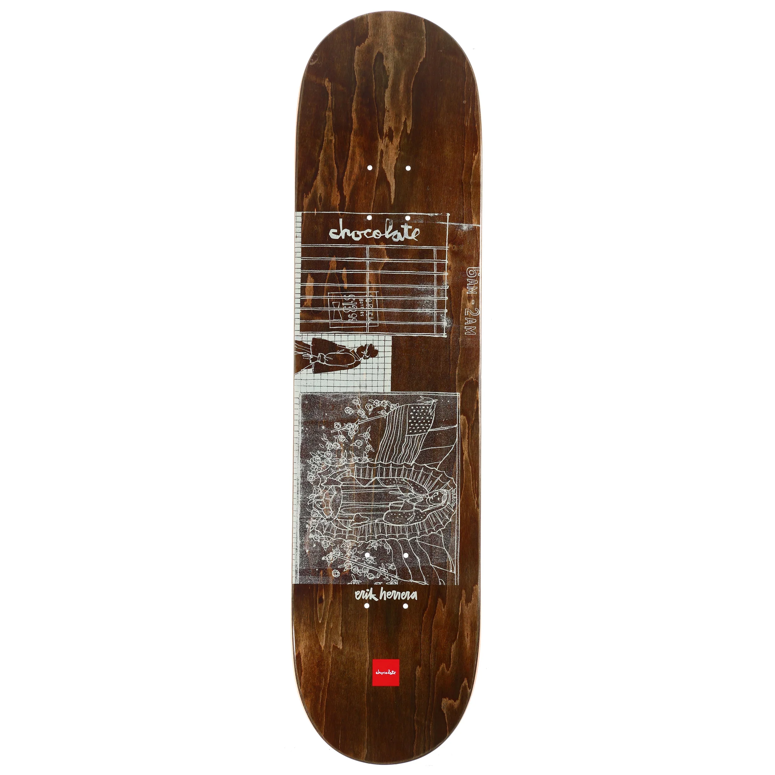 Chocolate Skateboard Deck Herrera Unearthed Hecox 8.5" x 32"