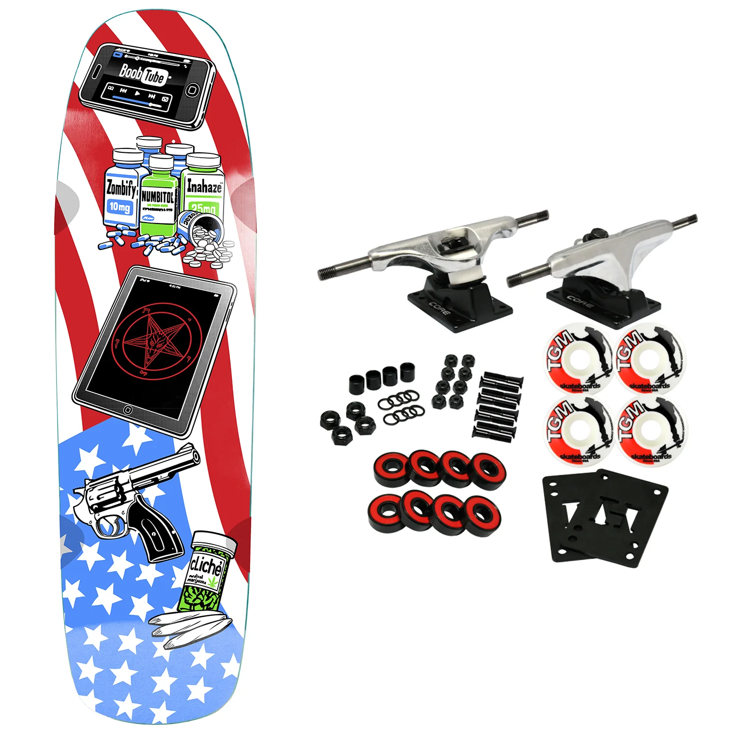 Cliche Skateboard Complete American Dream 9.0" x 32"