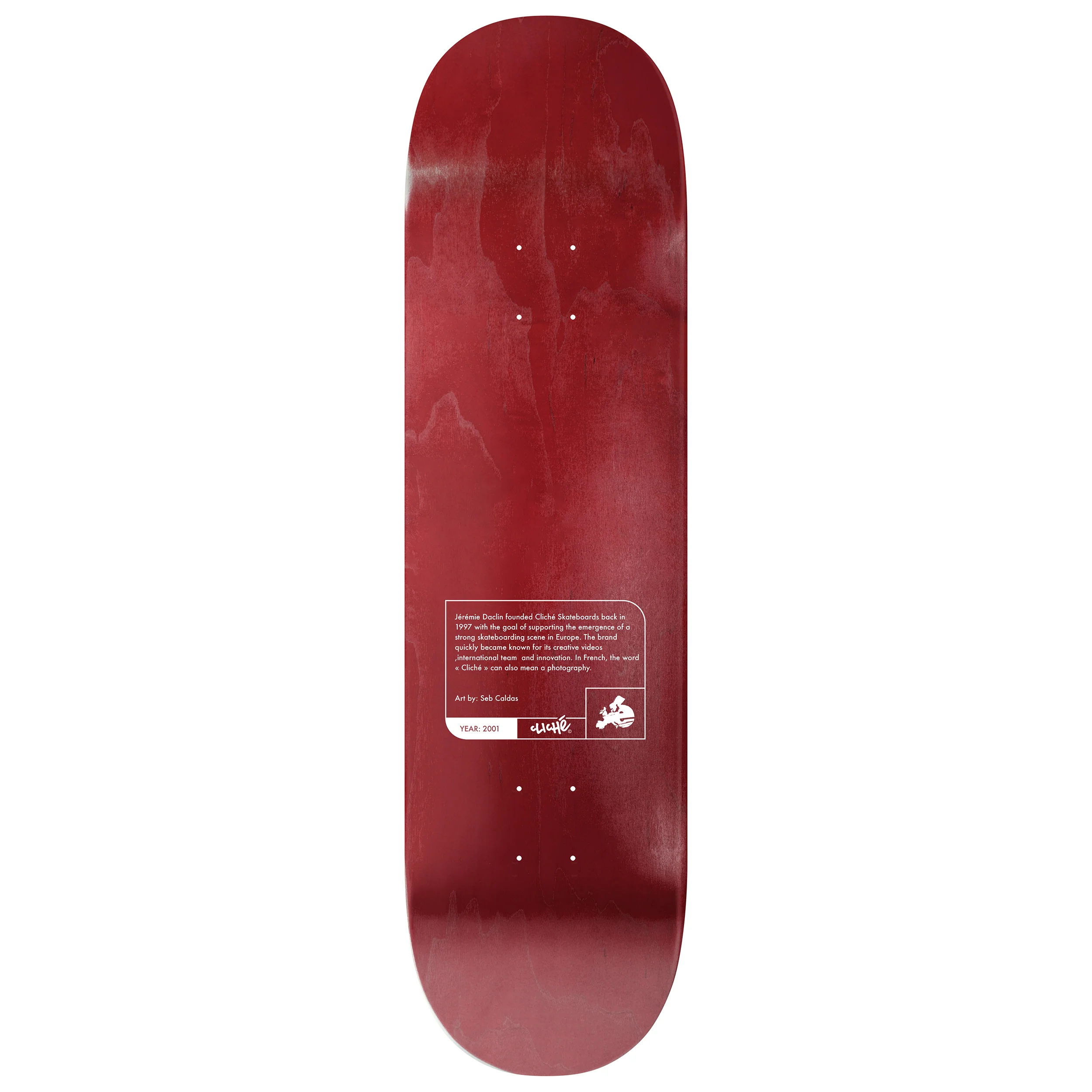 Cliche Skateboard Complete Jeremie Daclin Camera 8.5" x 32" - Image 2