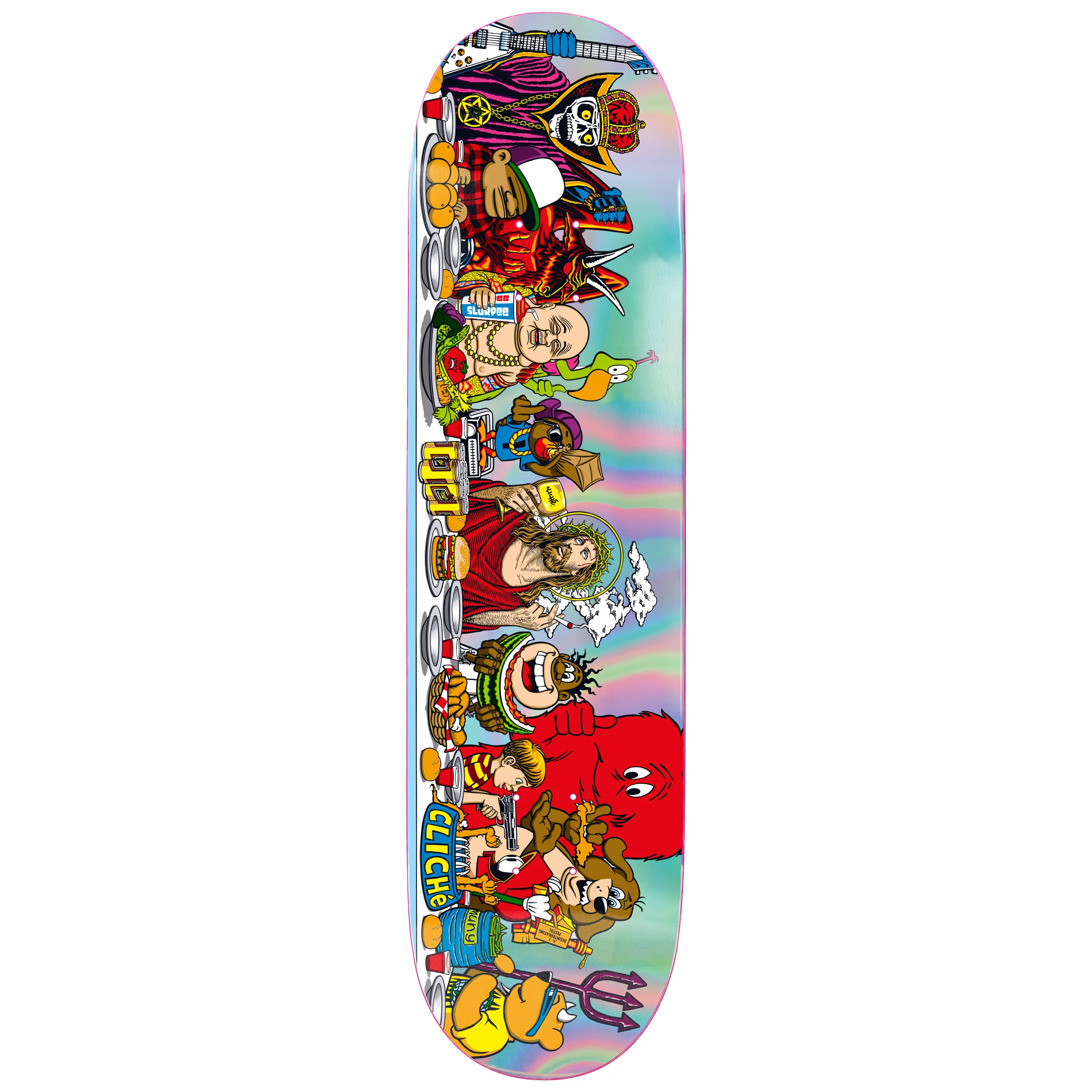 Cliche Skateboard Deck Last Supper Golden Ticket Blind Bag 8.5" - Image 3