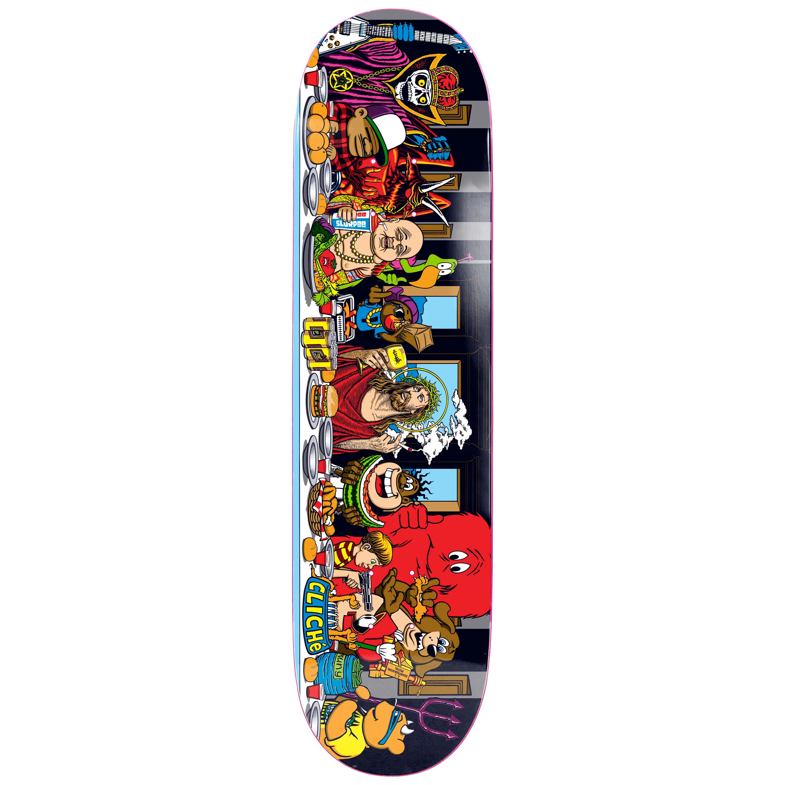 Cliche Skateboard Deck Last Supper Golden Ticket Blind Bag 8.5" - Image 4