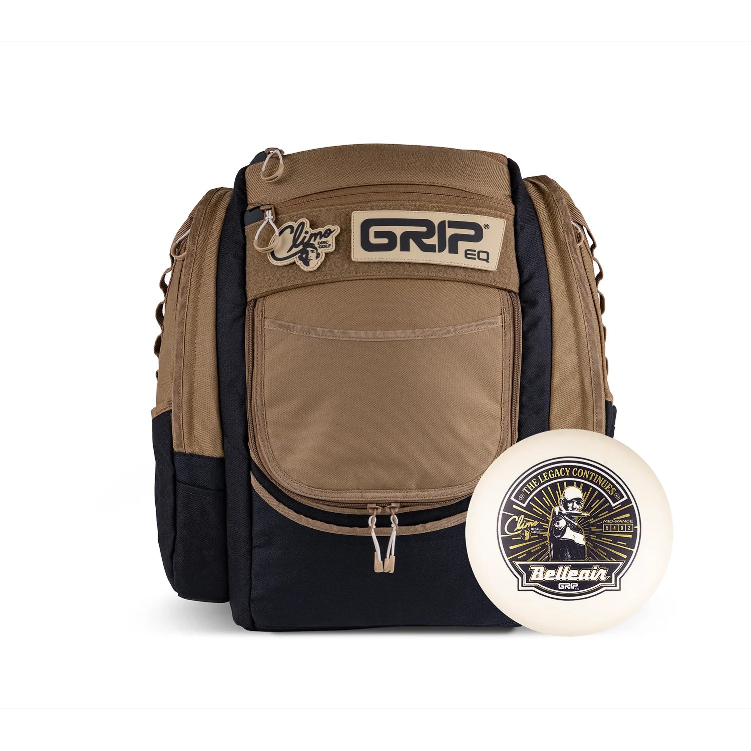 Climo Discs X GRIPeq ATS Disc Golf Bag - with Double-Foil Glow Trophy Line Belleair - Choose Color - Image 5