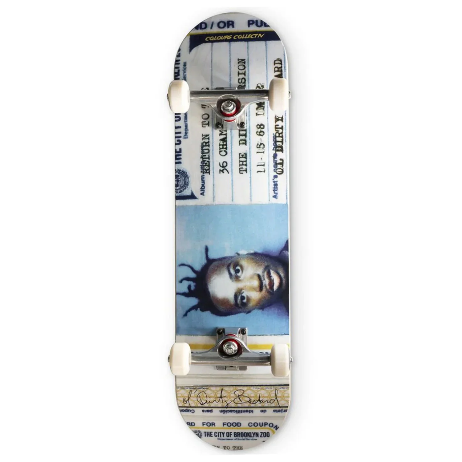 Colours Collectiv Skateboard Complete ODB Welfare Card White 8.0" x 31.5"