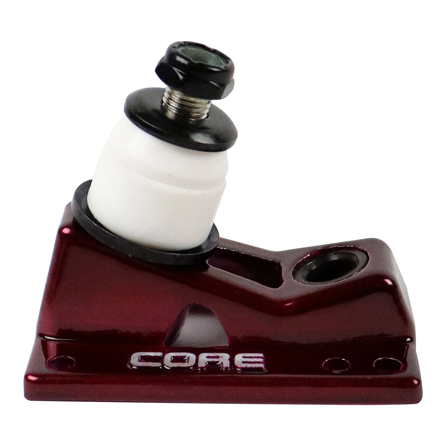 Core Trucks 6-Hole Baseplates Hollow Kingpin Red with 95A Bushings (2-Pack) - Image 4