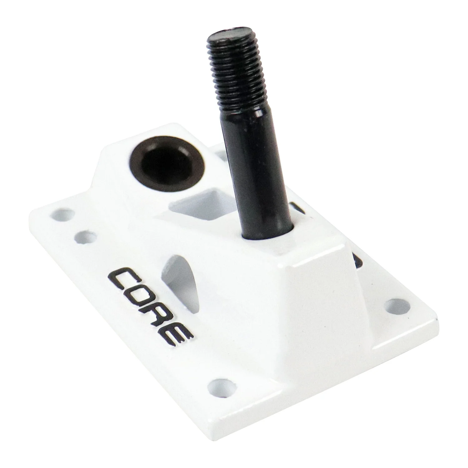 Core Trucks 6-Hole Baseplates Standard White with 95A Bushings (2-Pack) - Image 3