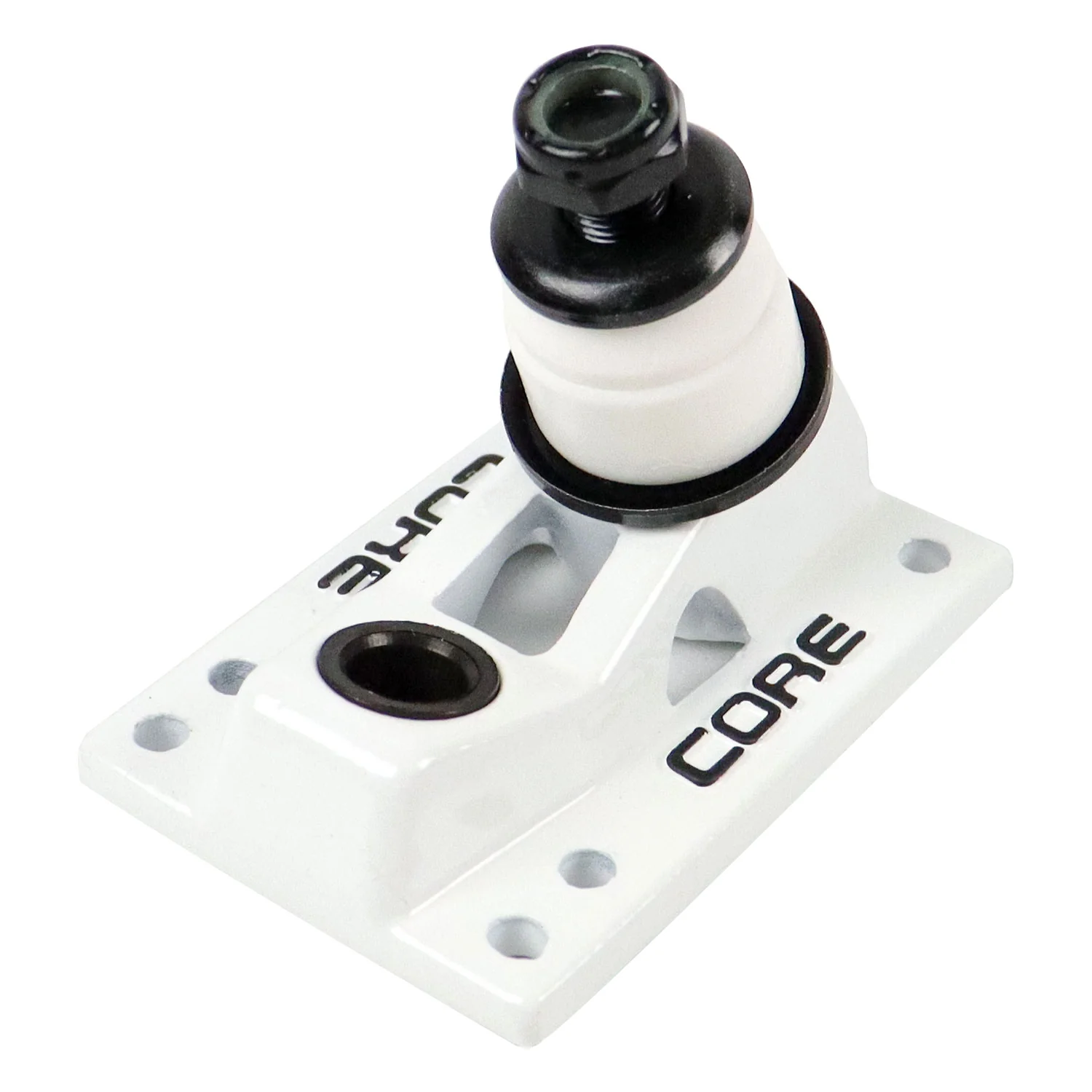 Core Trucks 6-Hole Baseplates Standard White with 95A Bushings (2-Pack) - Image 5