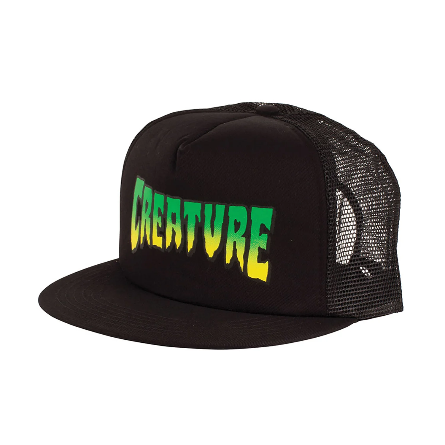 Creature Logo Trucker Hat Black