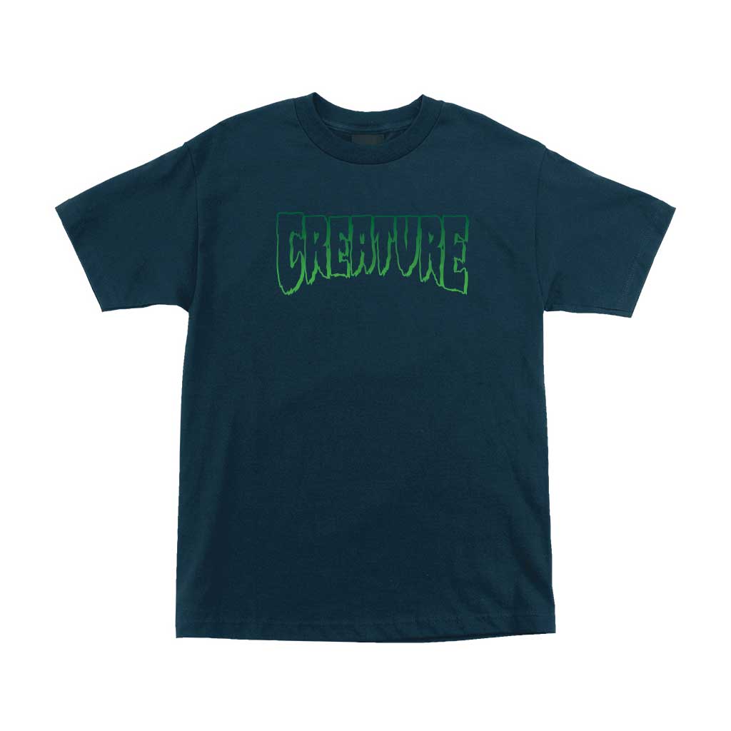 Creature Shirt Logo Outline Harbor Blue