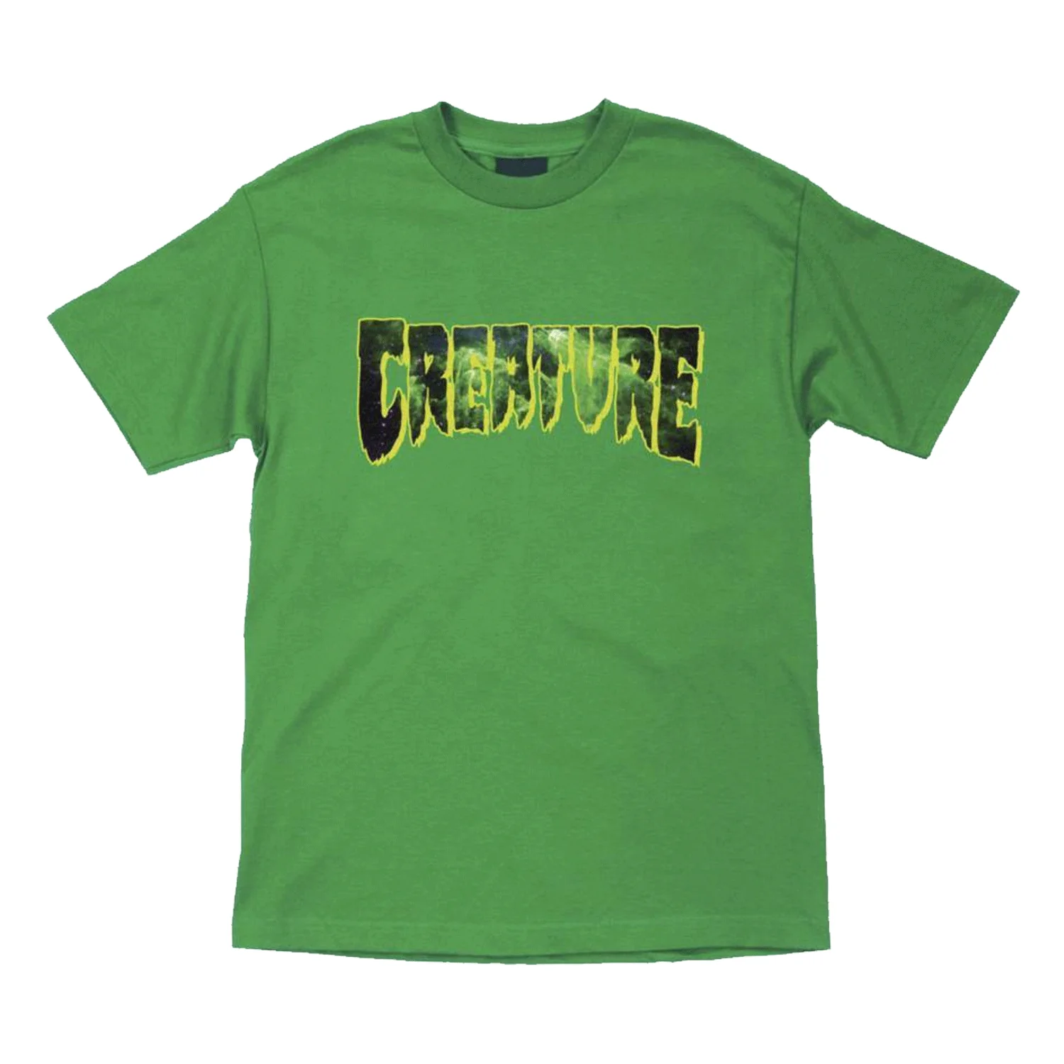Creature Shirt Space Logo Kelly Green