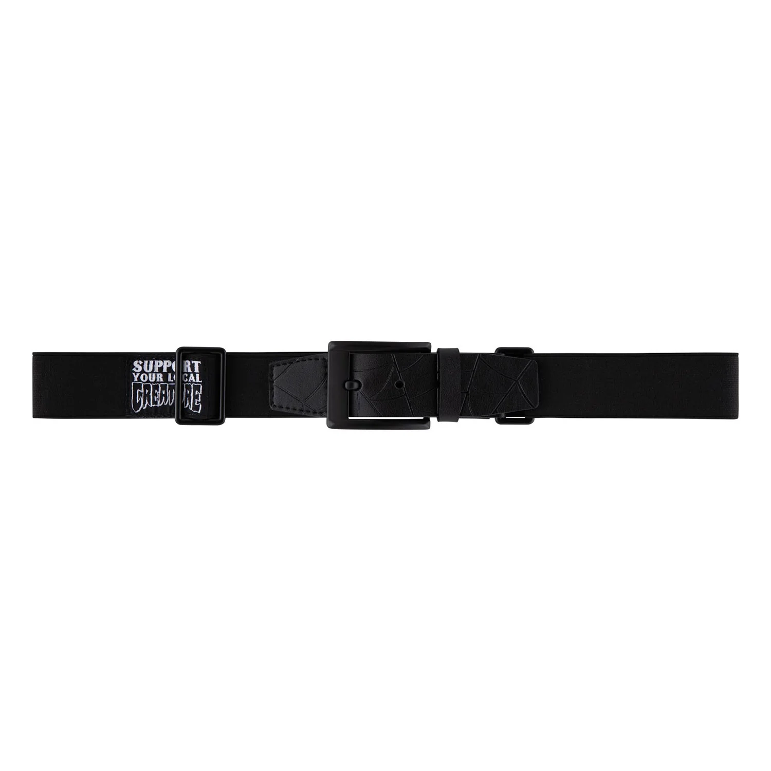 Creature Skateboard Belt Little Leaguer Black
