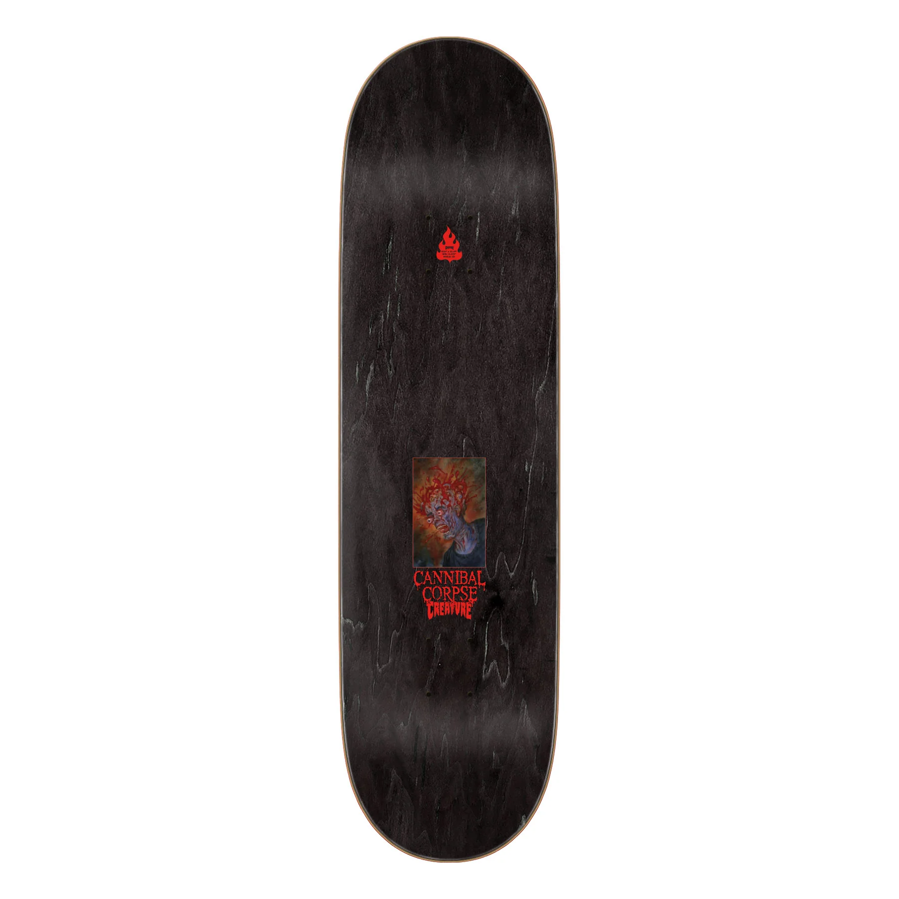 Creature Skateboard Complete Cannibal Corpse Skull and Blood 8.53" x 32.19" - Image 2