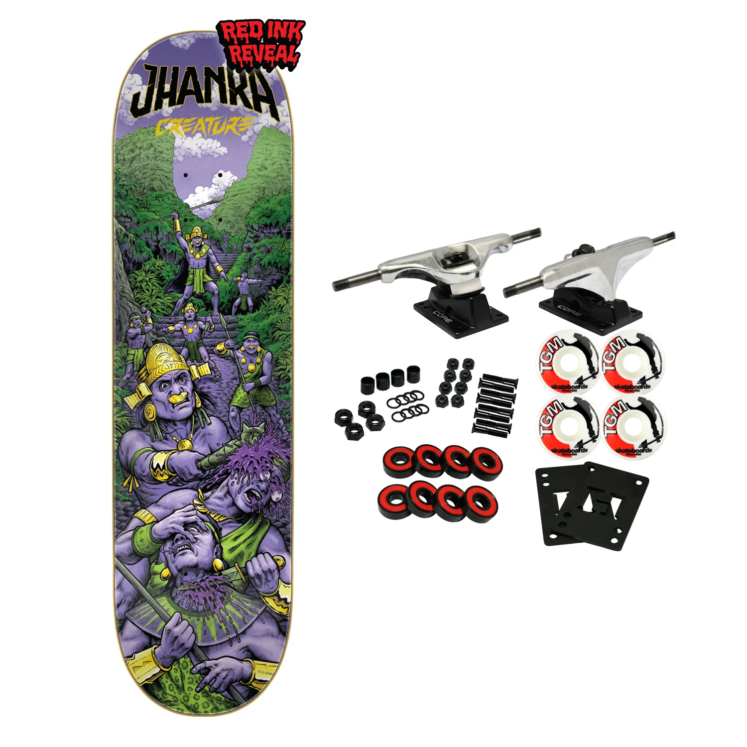 Creature Skateboard Complete Gonzalez Warriors VX 8.375" x 32"