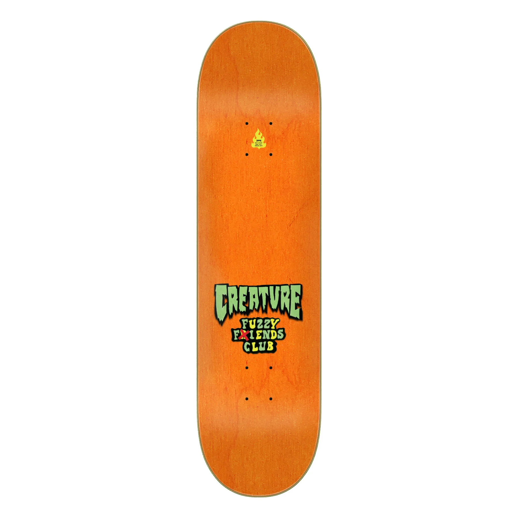 Creature Skateboard Complete Gravette Fuzzy Creature Fiends 8.3" x 32.2" - Image 2