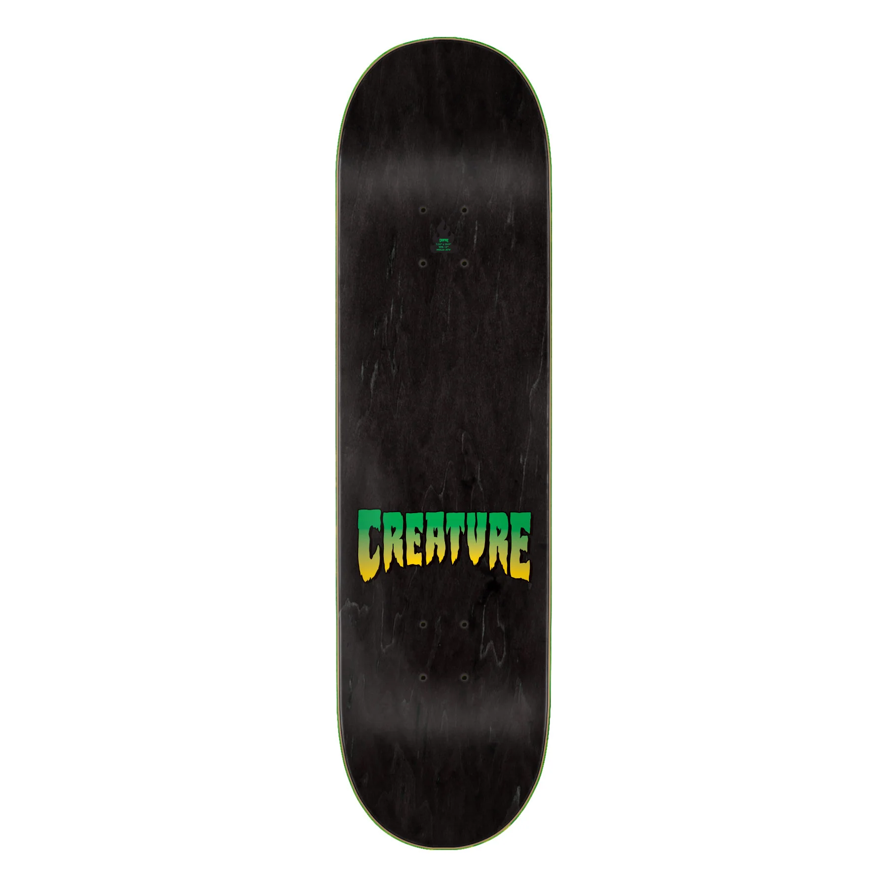 Creature Skateboard Complete Logo Green 7.25" x 29.9" - Image 2