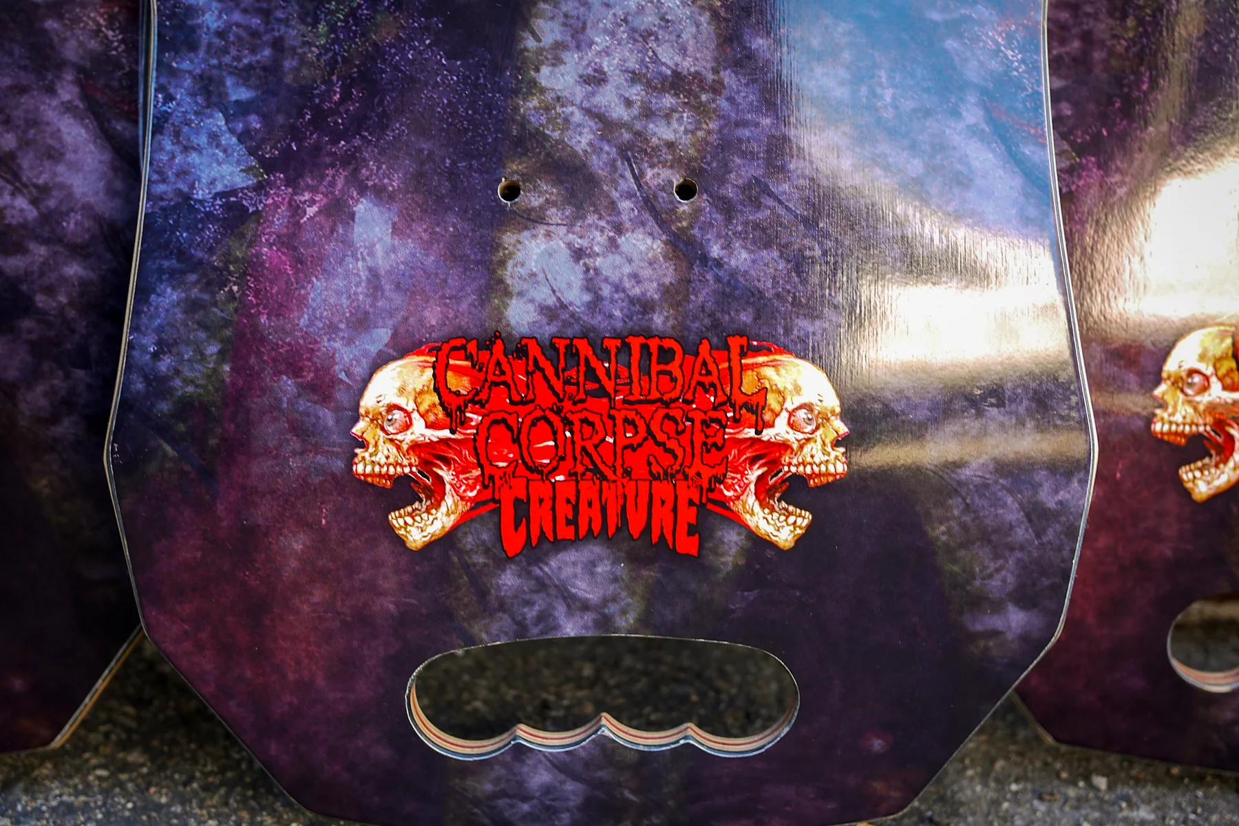 Creature Skateboard Deck Cannibal Corpse Explicit Vile 10.56" x 31" - Image 4