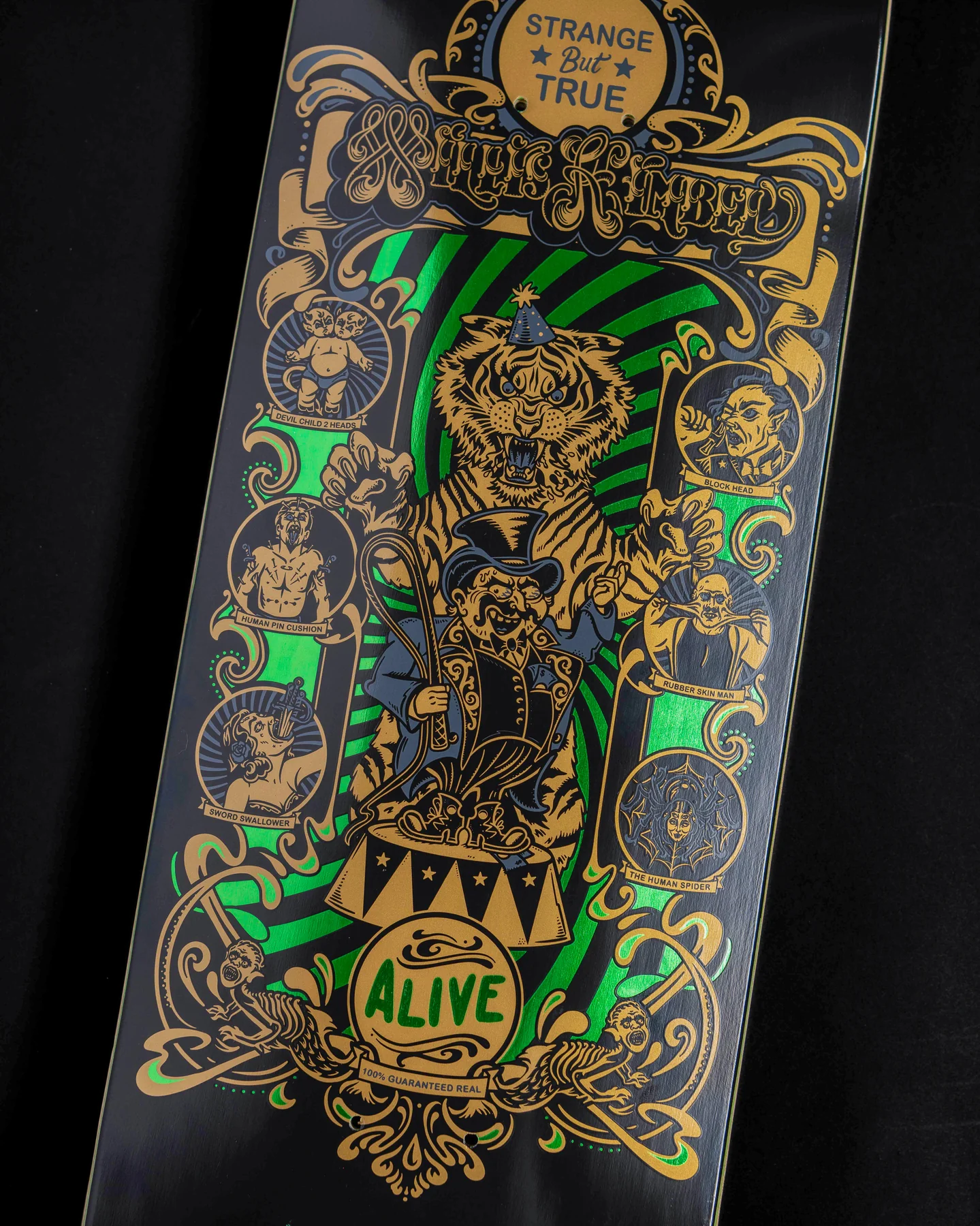 Creature Skateboard Deck Kimbel Sideshow 9.0" x 33" - Image 3