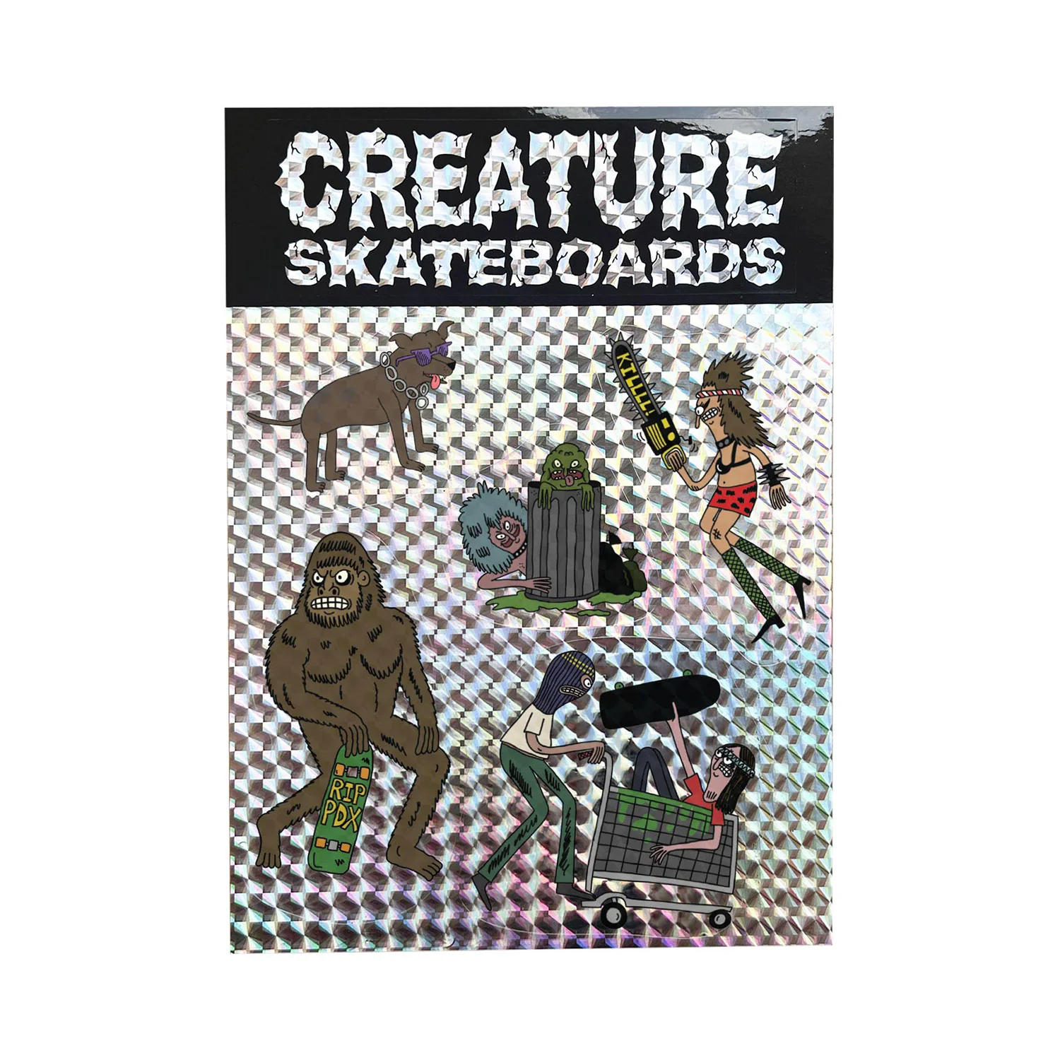 Creature Skateboard Deck Raffin Shred Party Deux 8.53" x 32.19" - Image 3