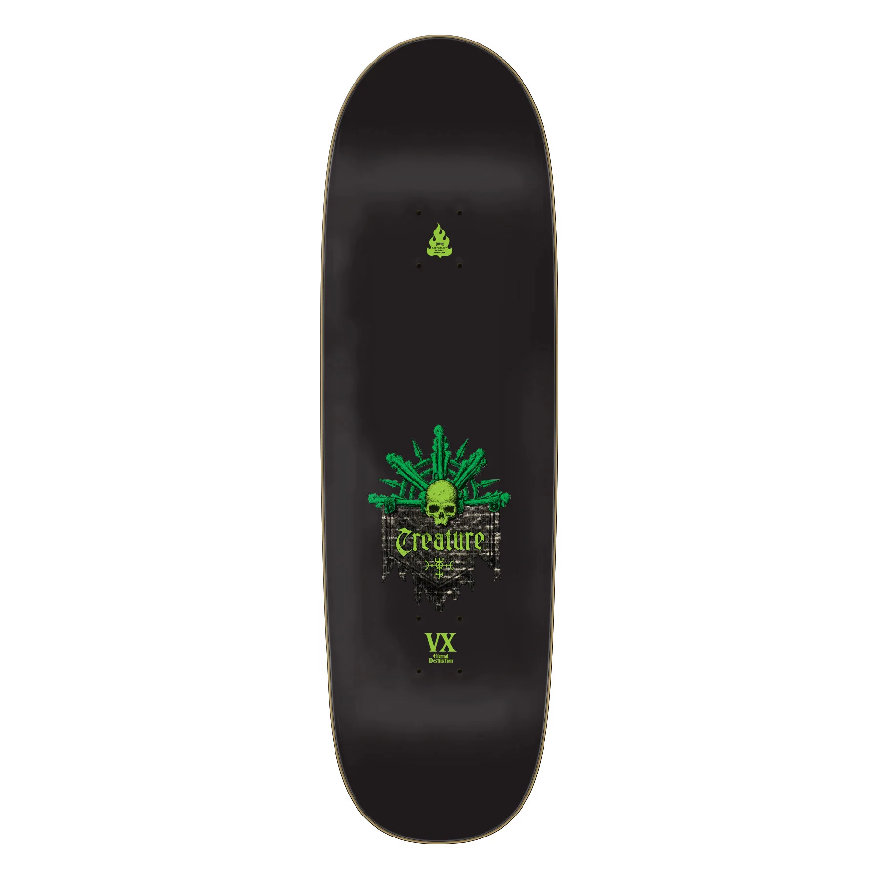 Creature Skateboard Deck Team Messenger VX 9.25" x 31.95" - Image 2
