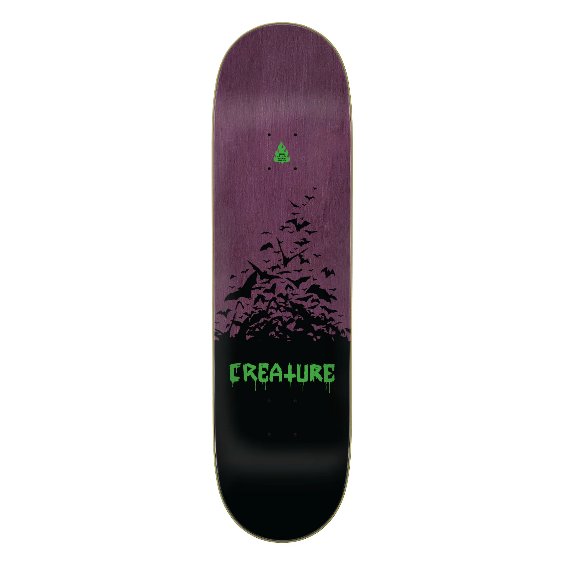 Creature Skateboard Deck Torres Skull Bat Stumps 8.51" x 31.88" - Image 2