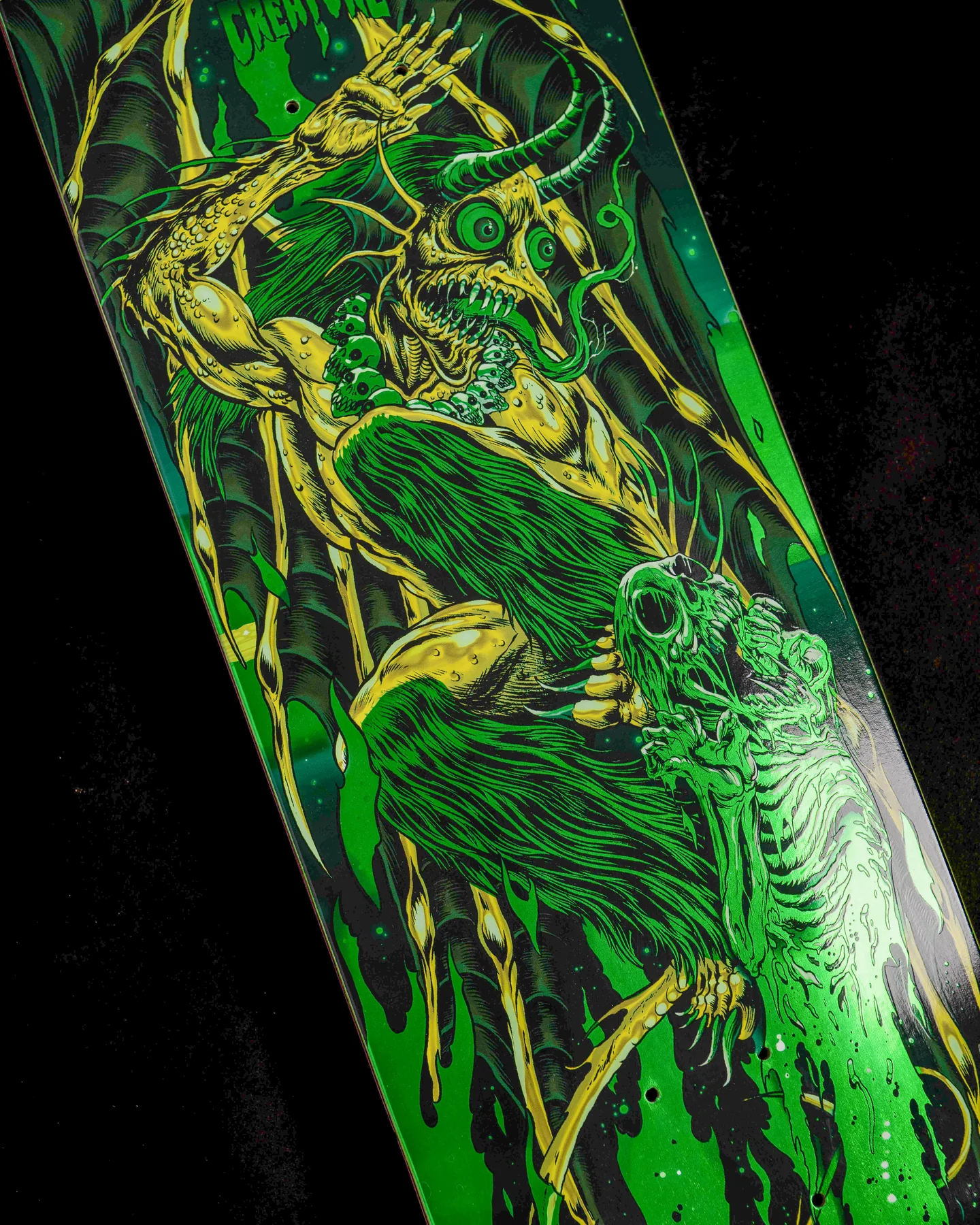 Creature Skateboard Deck Worthington Skullburn VX Tri-X 8.6" x 32.11" - Image 3