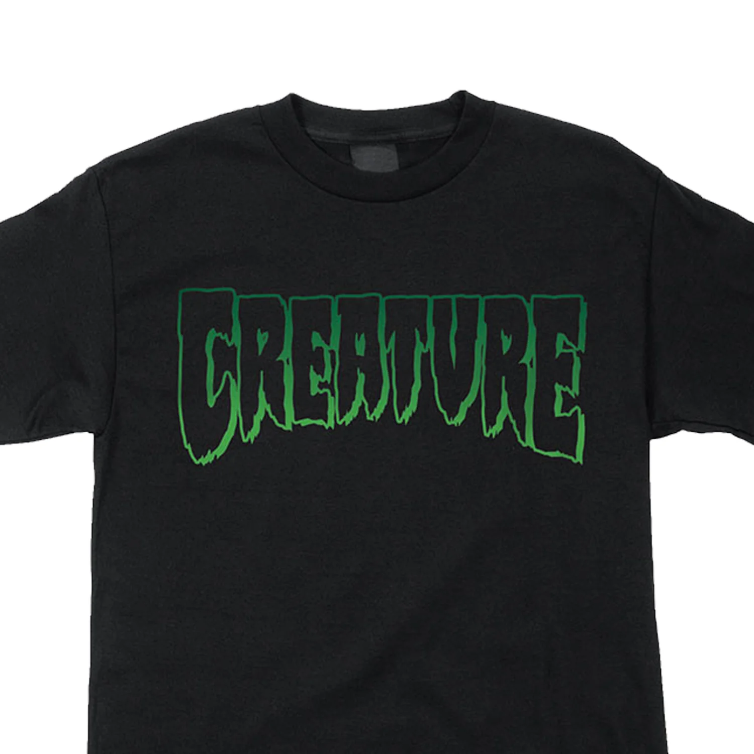 Creature Skateboard Shirt Logo Outline Black - Image 2