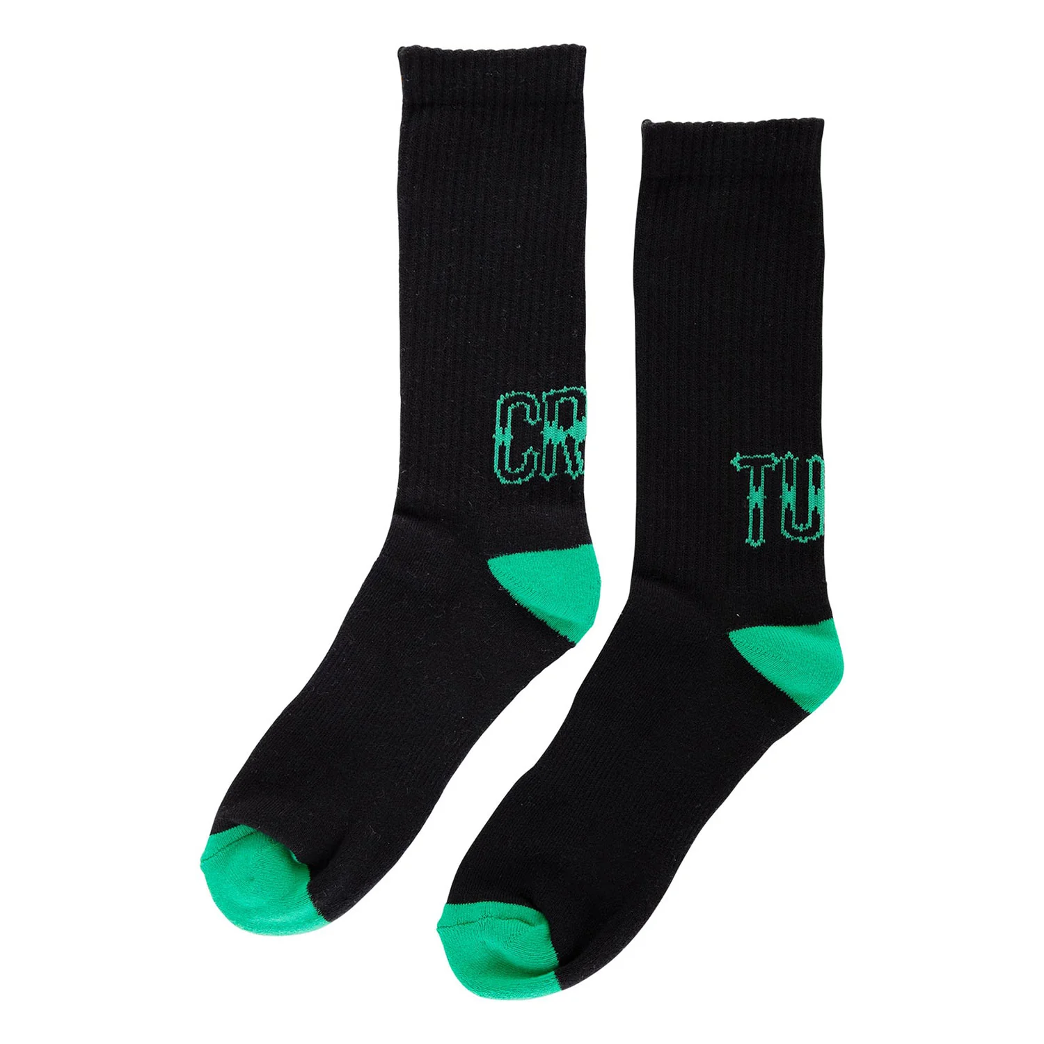 Creature Skateboard Socks Drop Out Crew Black