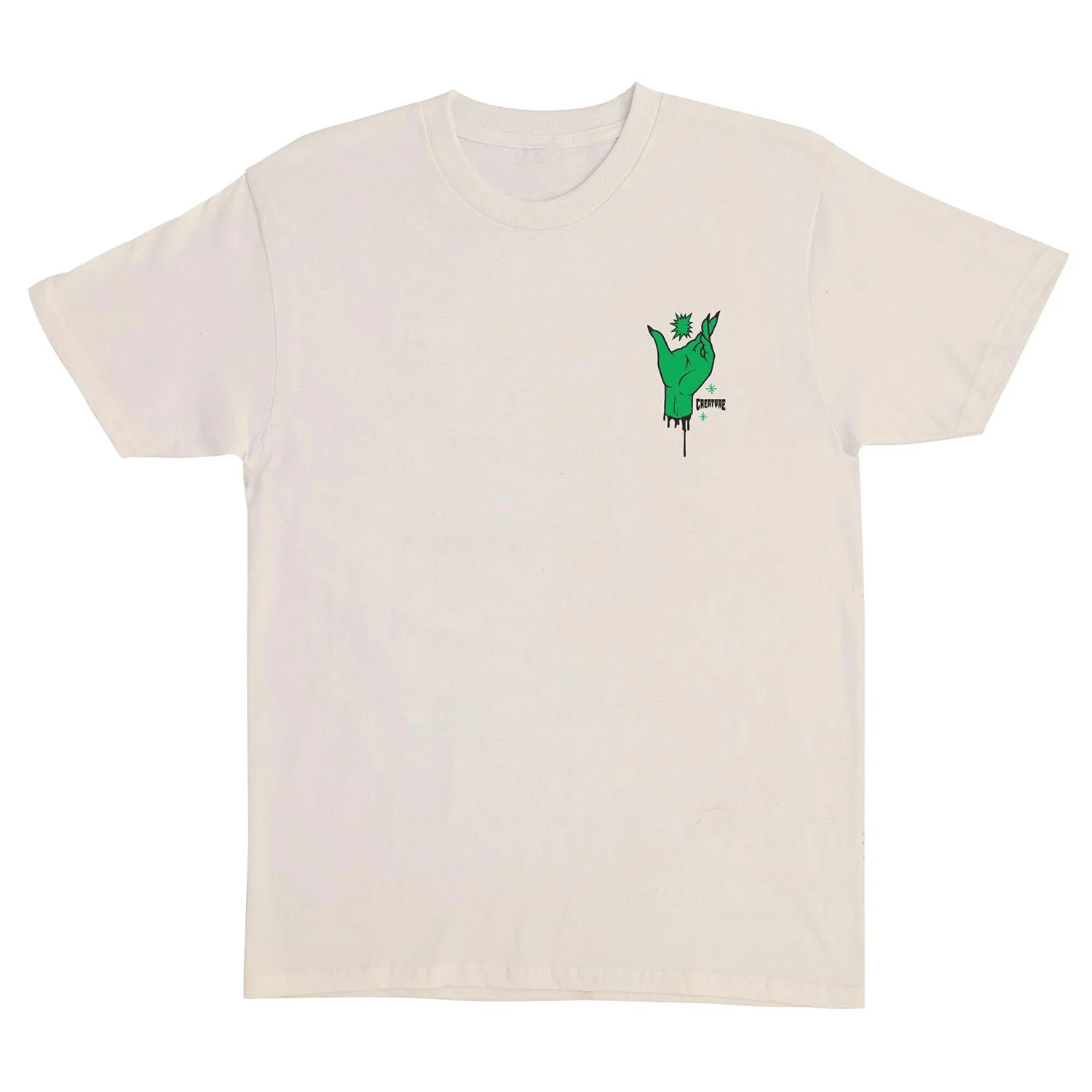 Creature Skateboard T-Shirt Meat Grinder Natural - Image 2