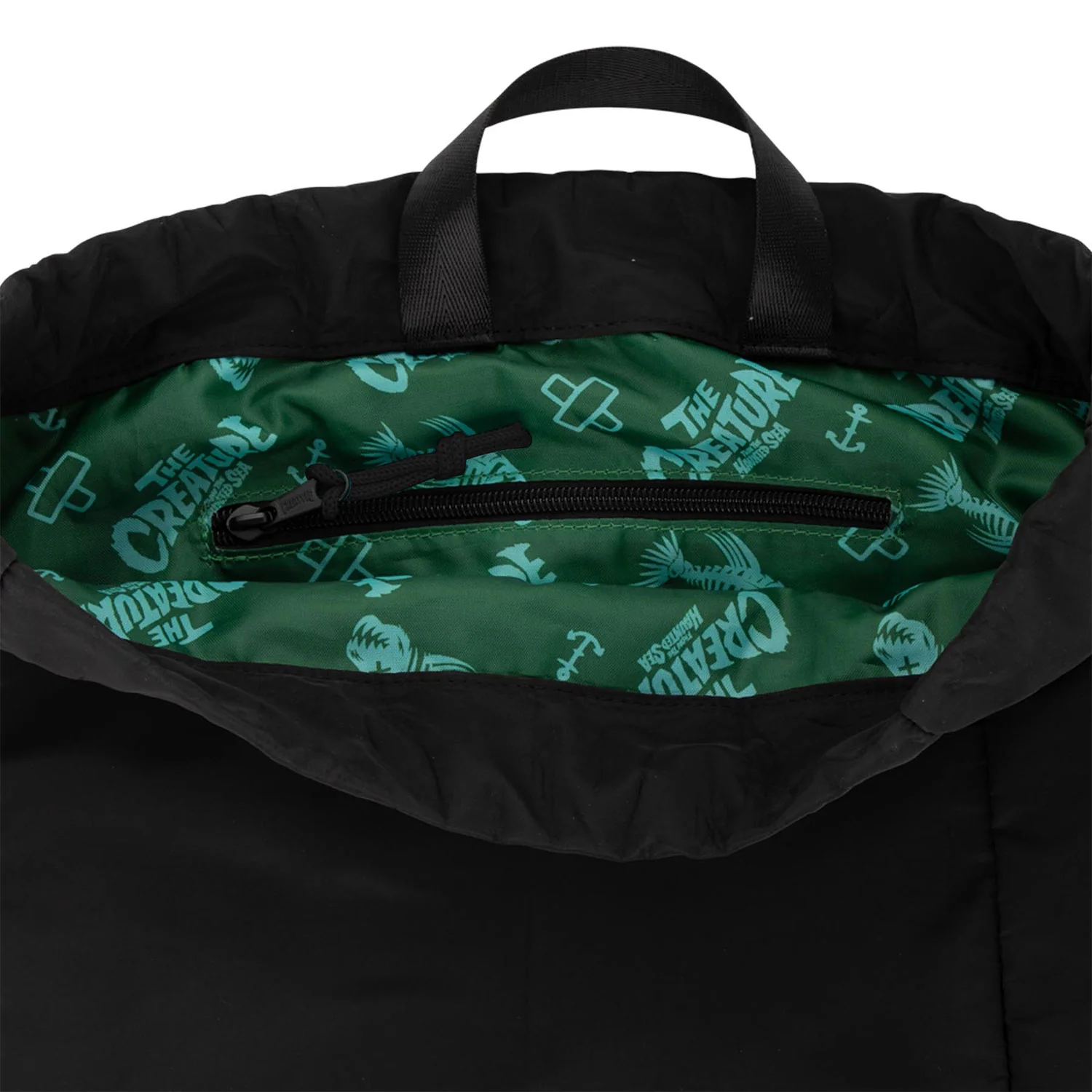 Creature Skateboards Bag Haunted Sea Backpack Black - Image 5