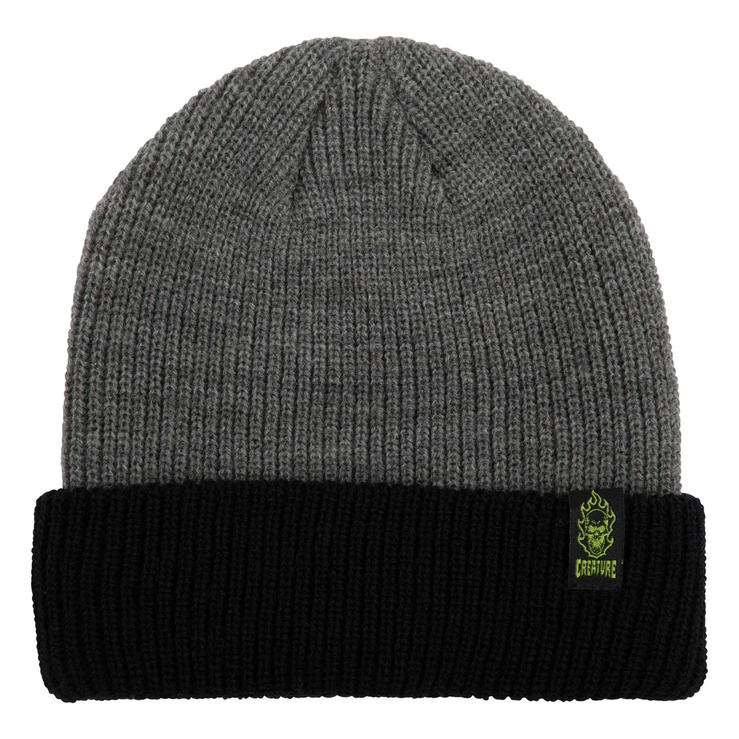 Creature Skateboards Beanie Boneheal Label Black/Grey