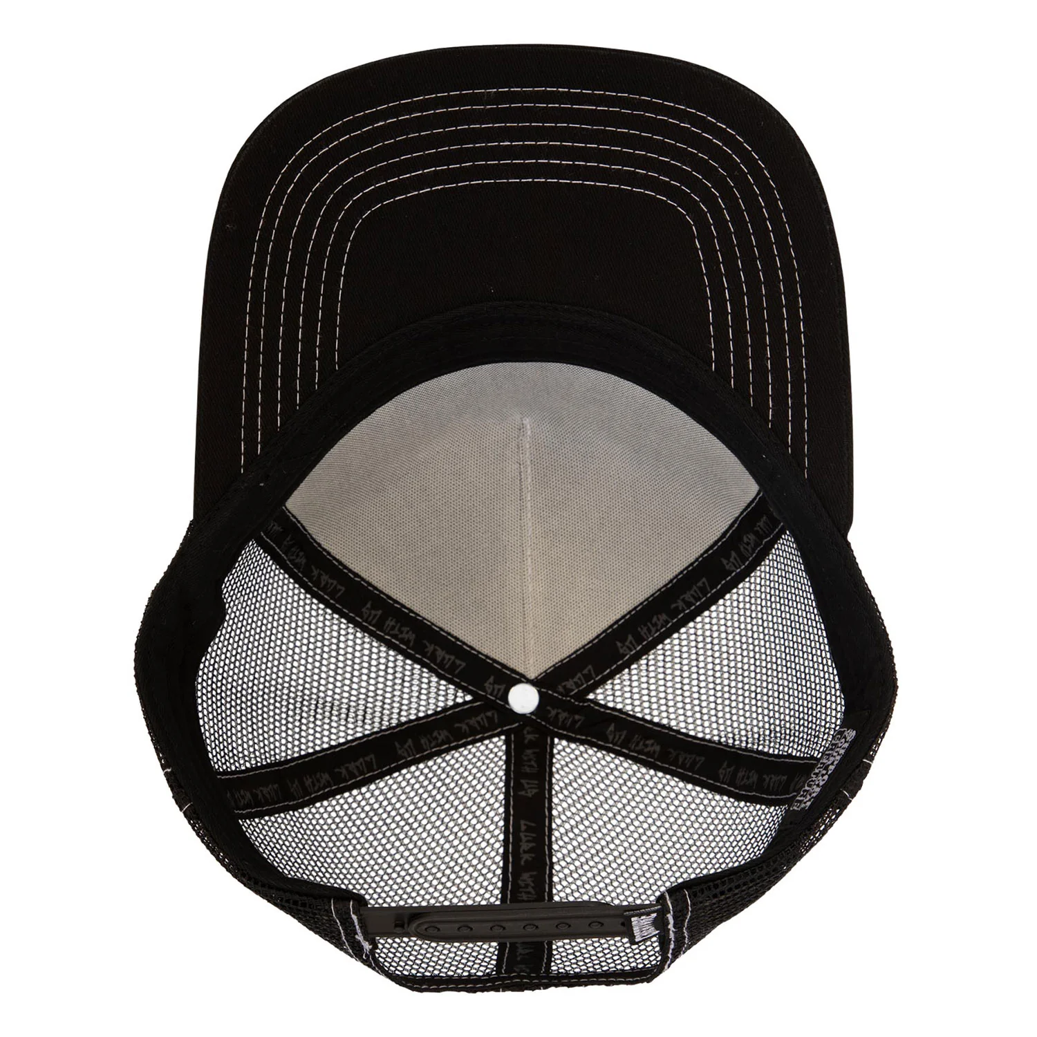 Creature Skateboards Hat Bonehead 2 Relic Mesh Trucker Black - Image 4