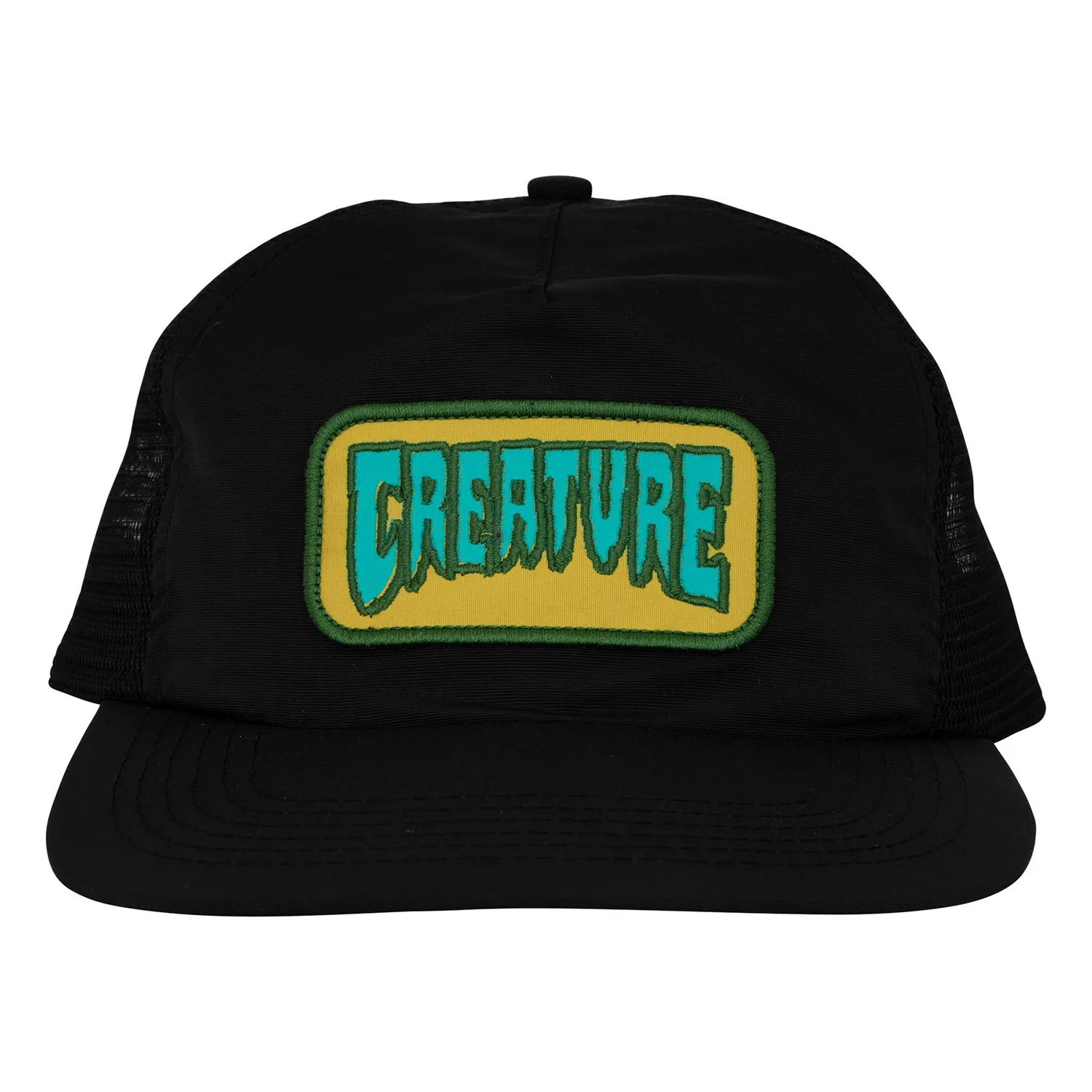 Creature Skateboards Hat Haunted Sea Mesh Trucker Black - Image 3