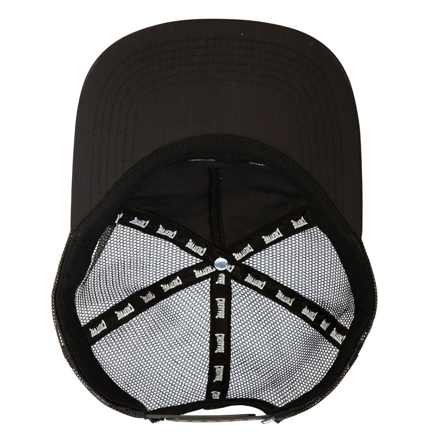 Creature Skateboards Hat Haunted Sea Mesh Trucker Black - Image 4