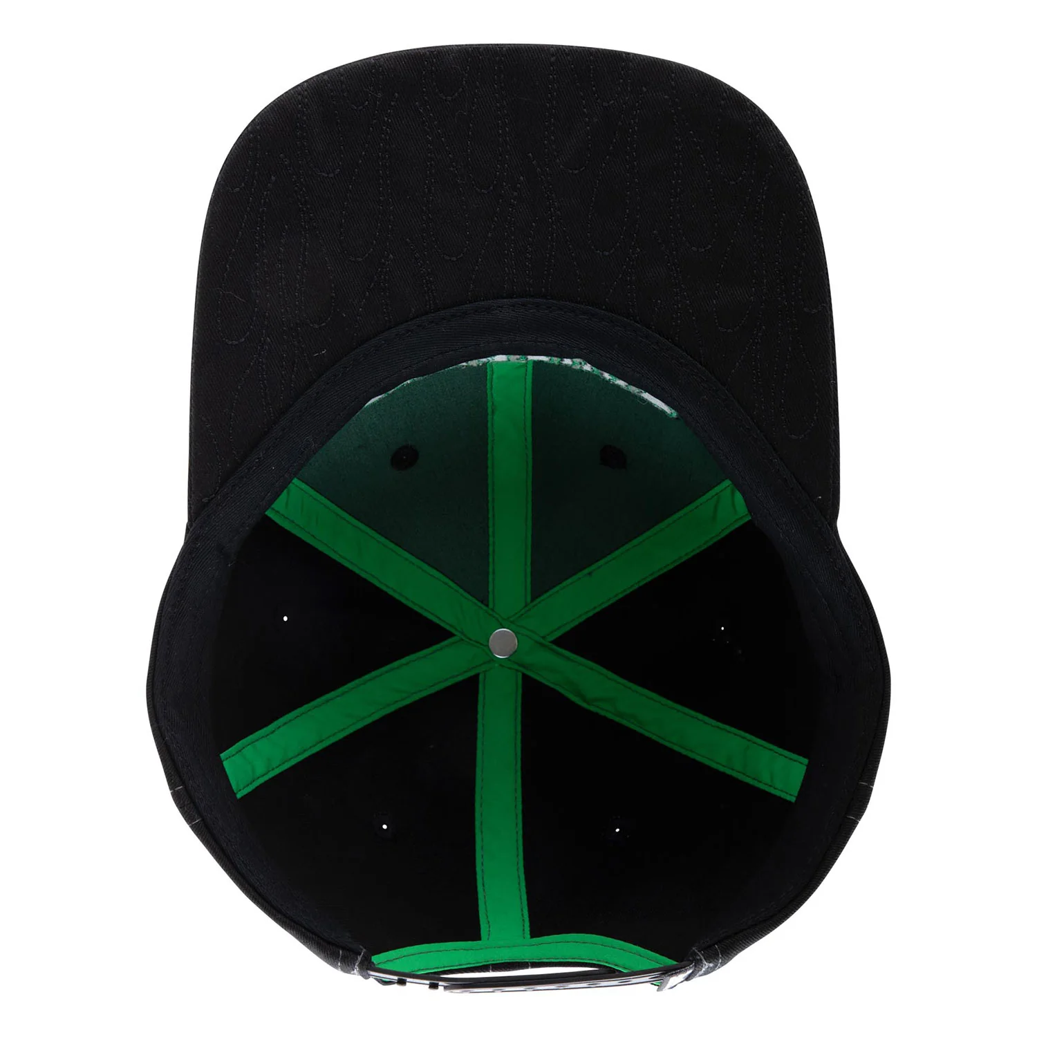 Creature Skateboards Hat Hesher Flame Snapback Unstructured Black - Image 4