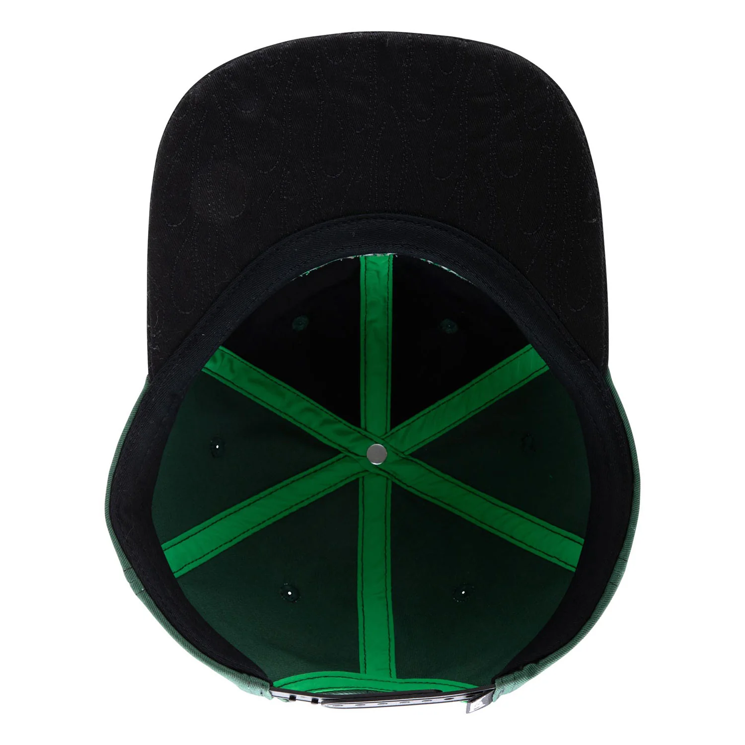 Creature Skateboards Hat Hesher Flame Snapback Unstructured Green - Image 4
