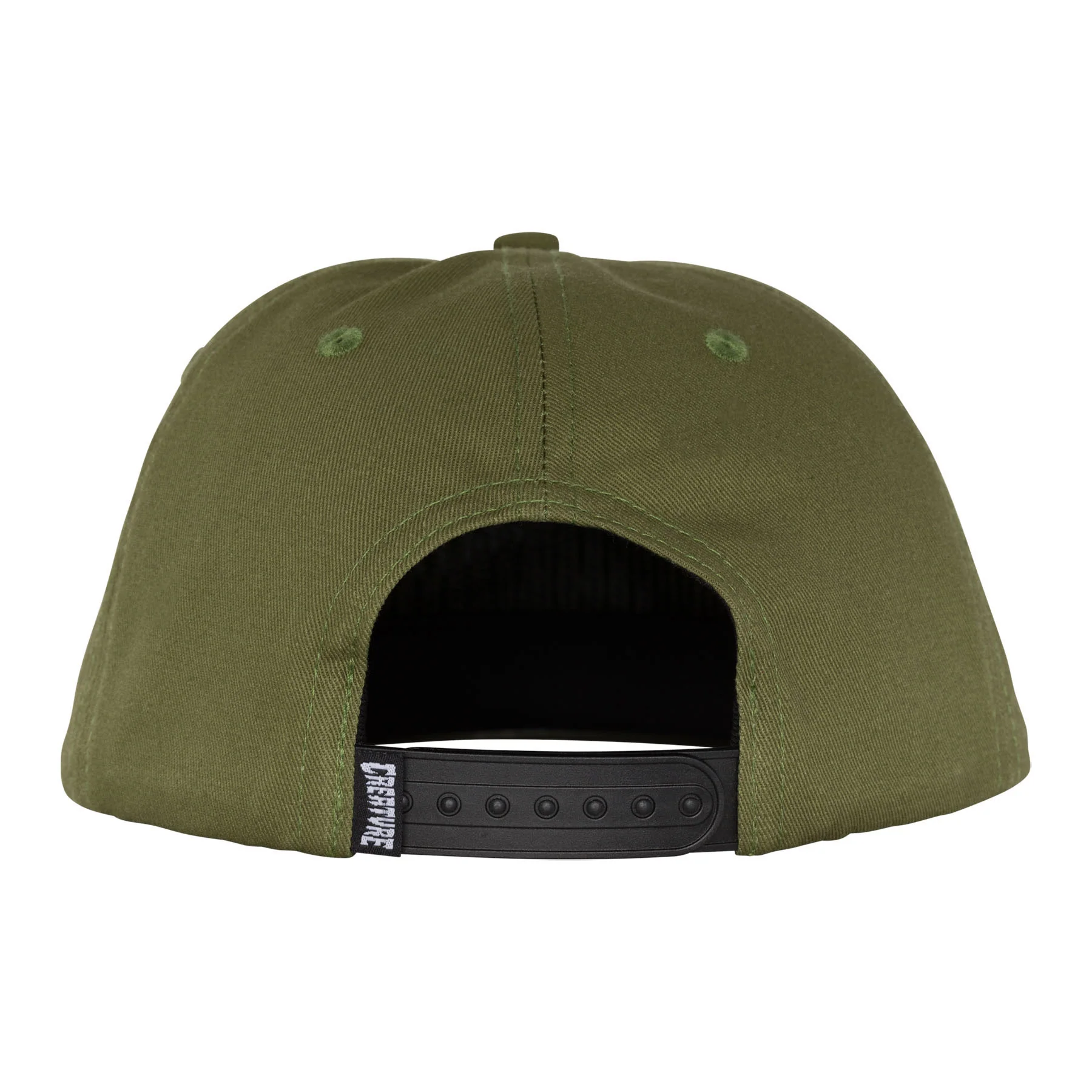 Creature Skateboards Hat Psychrofice Snapback Military Green - Image 2