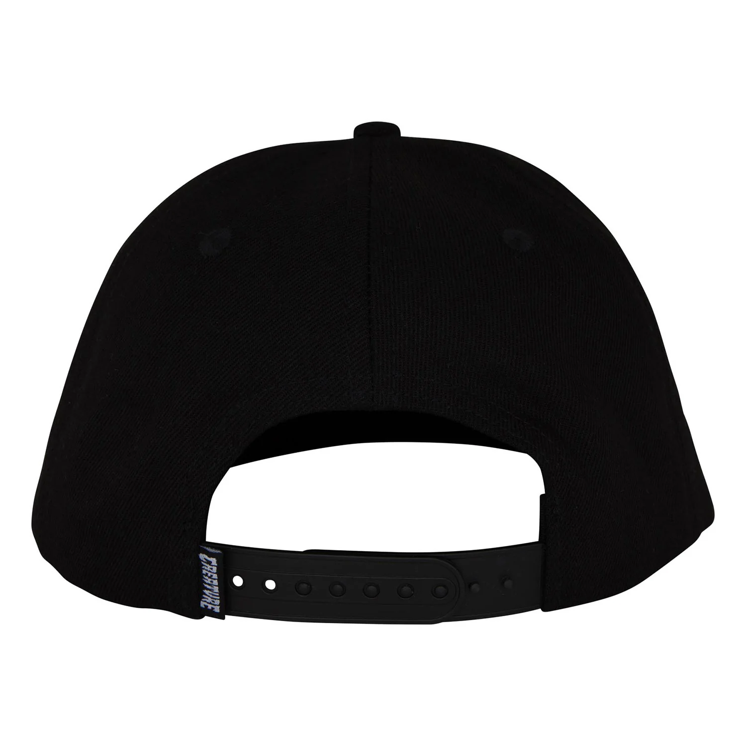 Creature Skateboards Hat Web Snapback Unstructured Black Denim - Image 2