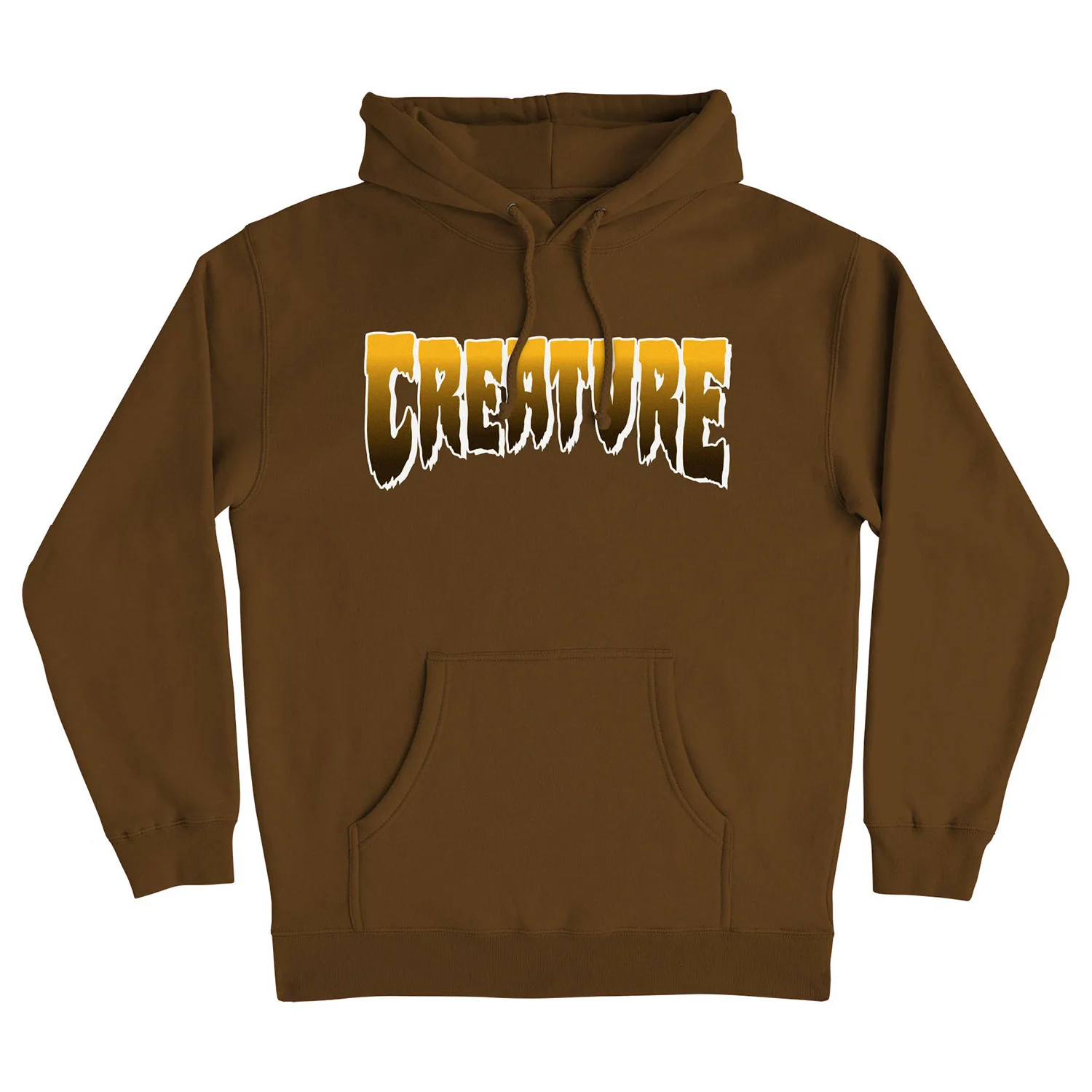 Creature Skateboards Hoody Logo Brown