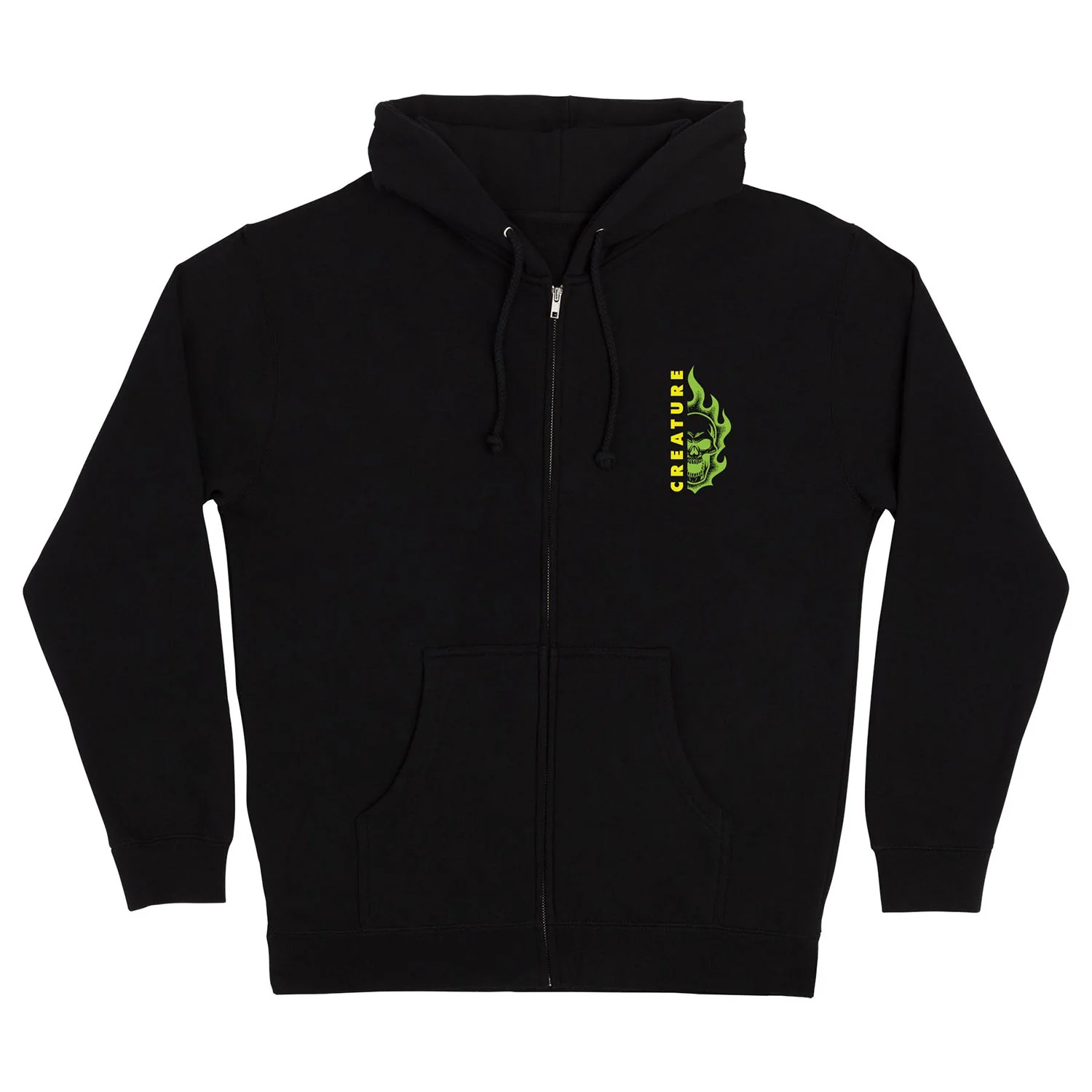 Creature Skateboards Hoody Vortex Zip Black - Image 2