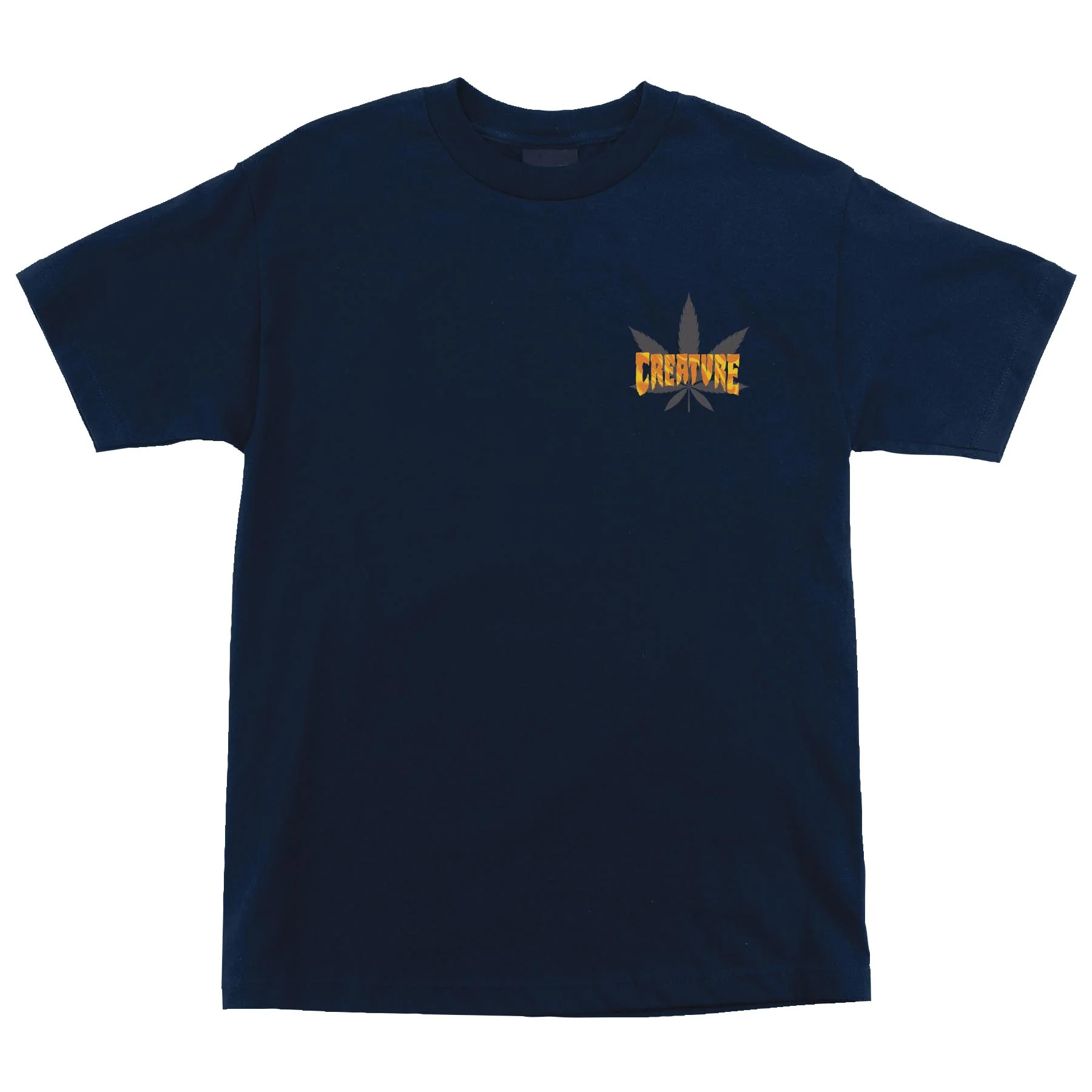 Creature Skateboards Shirt Burnoutz Patch Navy