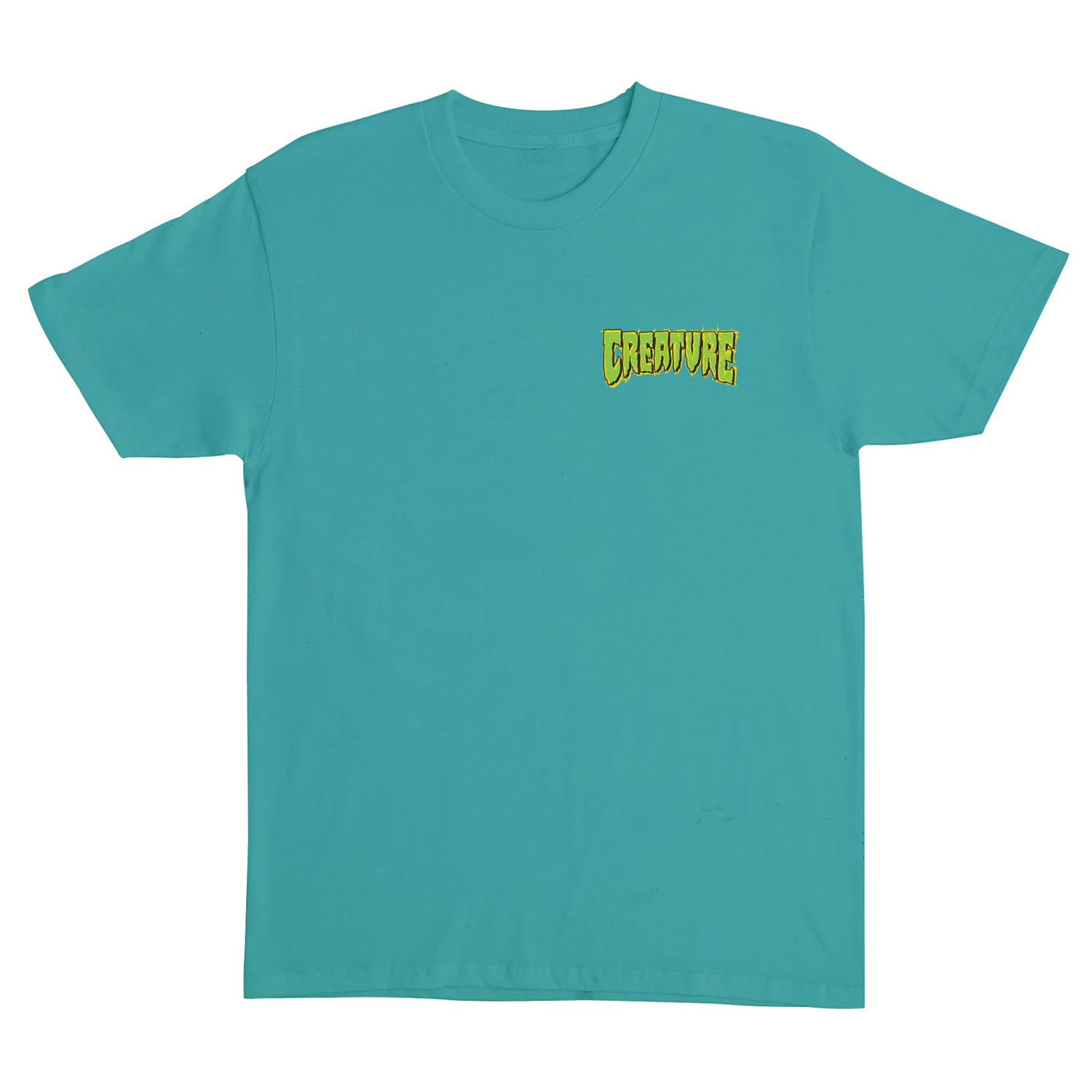 Creature Skateboards Shirt Logo Spill Jade Dome - Image 2