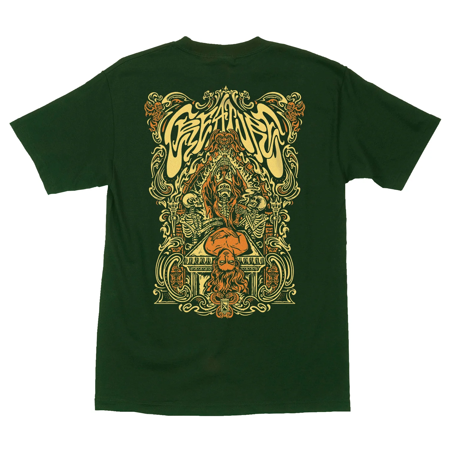 Creature Skateboards Shirt Psychrofice Forest Green
