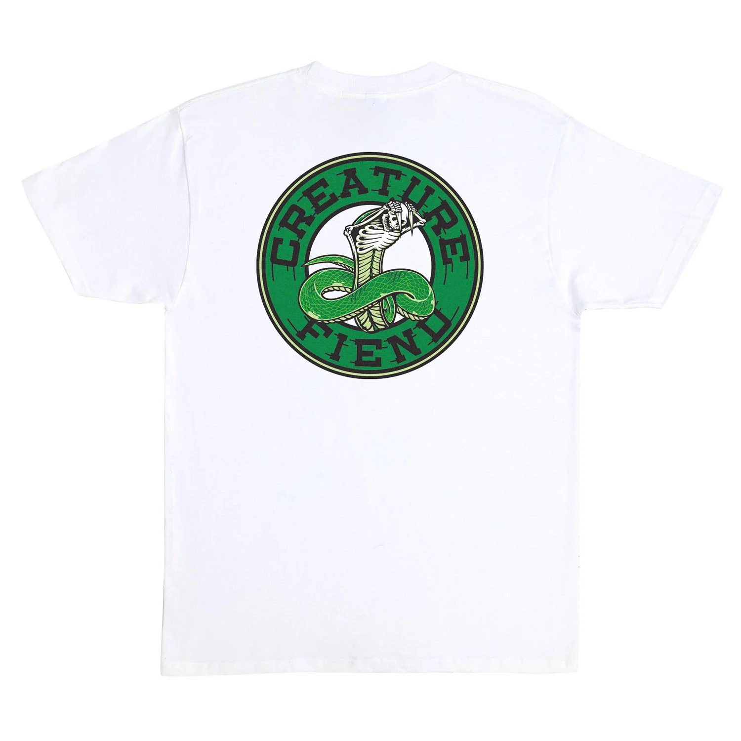 Creature Skateboards Shirt Strike Fast Relic White