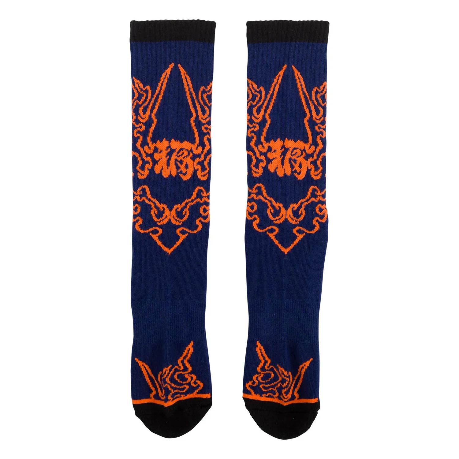 Creature Skateboards Socks Fortune Mid Crew Navy 1 Pair - Image 2