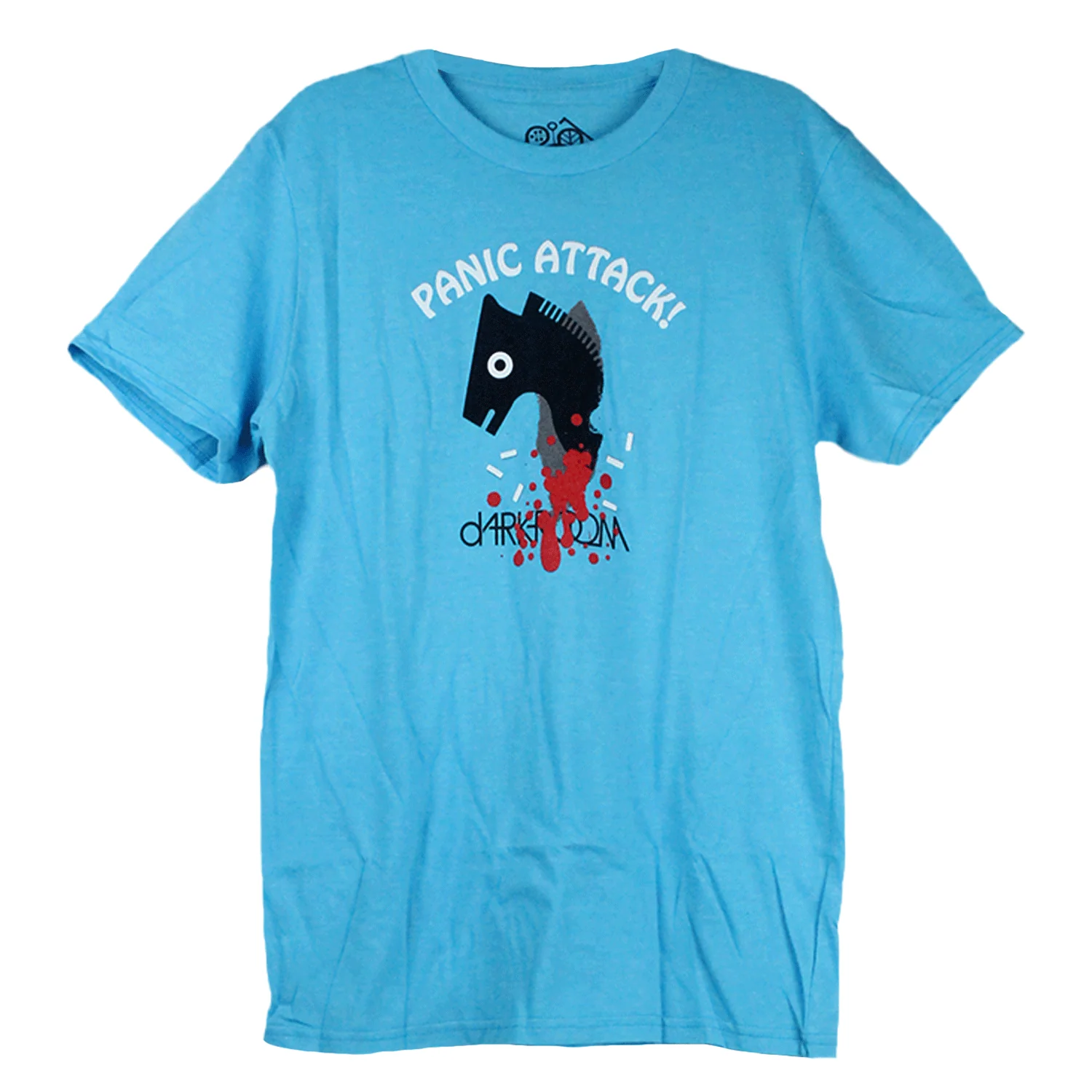 Darkroom Skateboard T-Shirt Panic Attack Blue