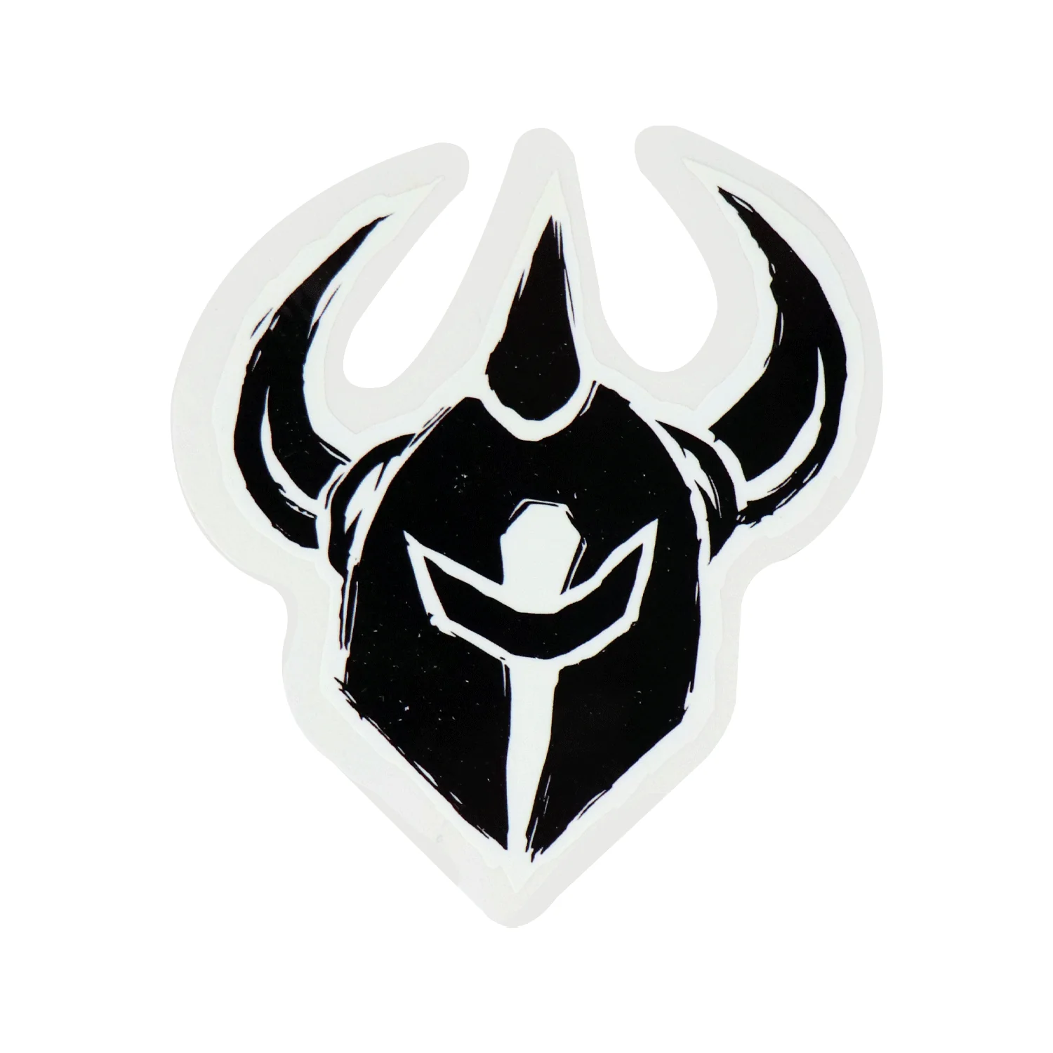 Darkstar Skateboard Sticker Urethane Knight Crest Black 3" x 3"