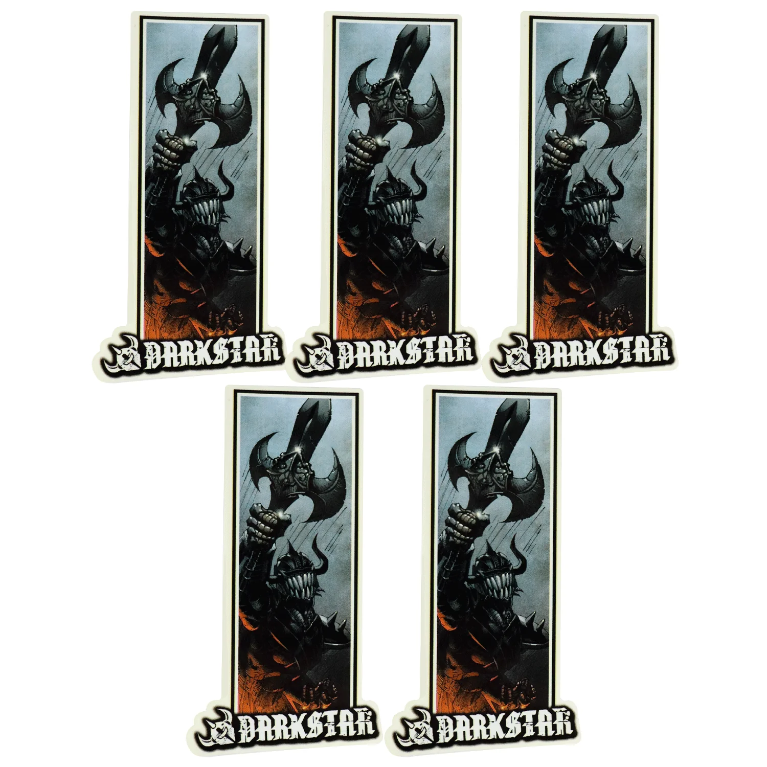 Darkstar Skateboards Sticker Conquest 3.5" x 6.5" 5-Pack