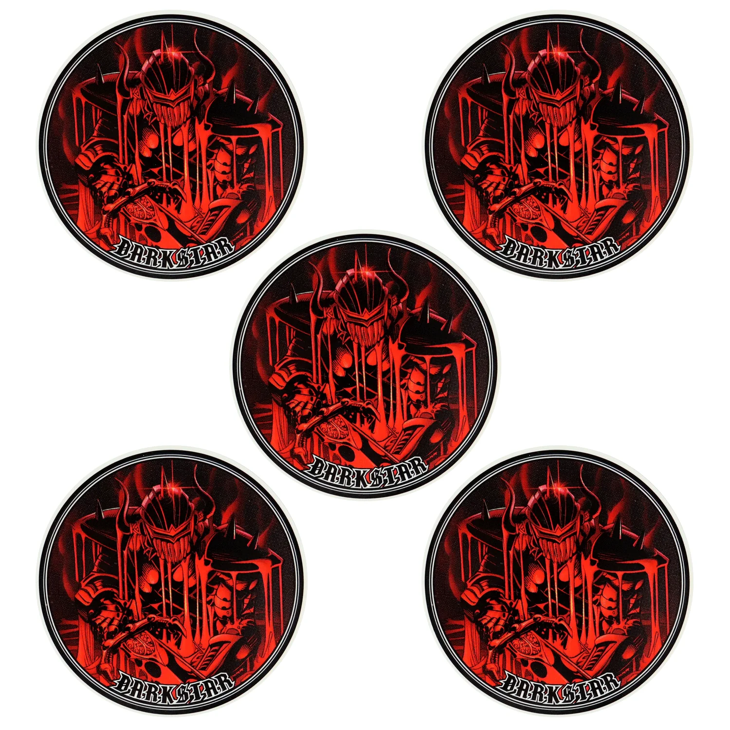 Darkstar Skateboards Sticker Master 3" x 3" 5-Pack