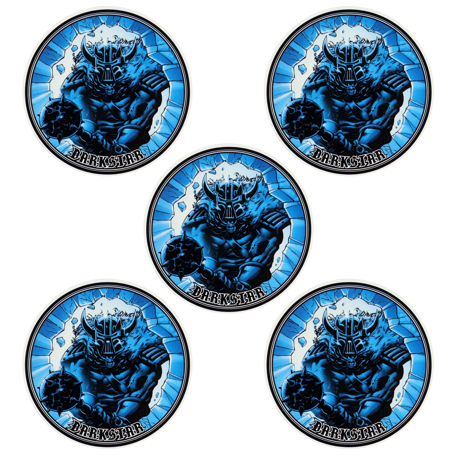 Darkstar Skateboards Sticker Punish 3" x 3" 5-Pack