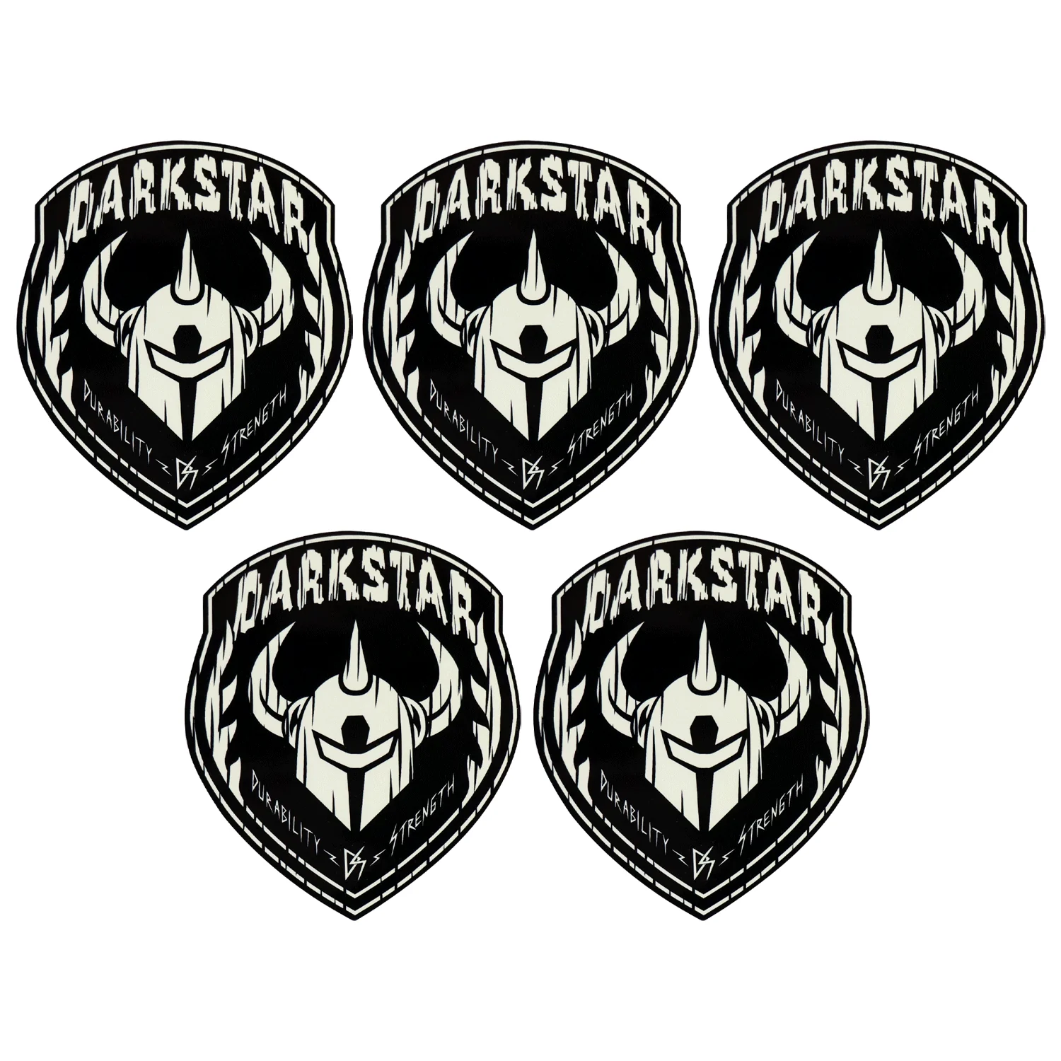 Darkstar Skateboards Sticker Shield 3" x 4" 5-Pack